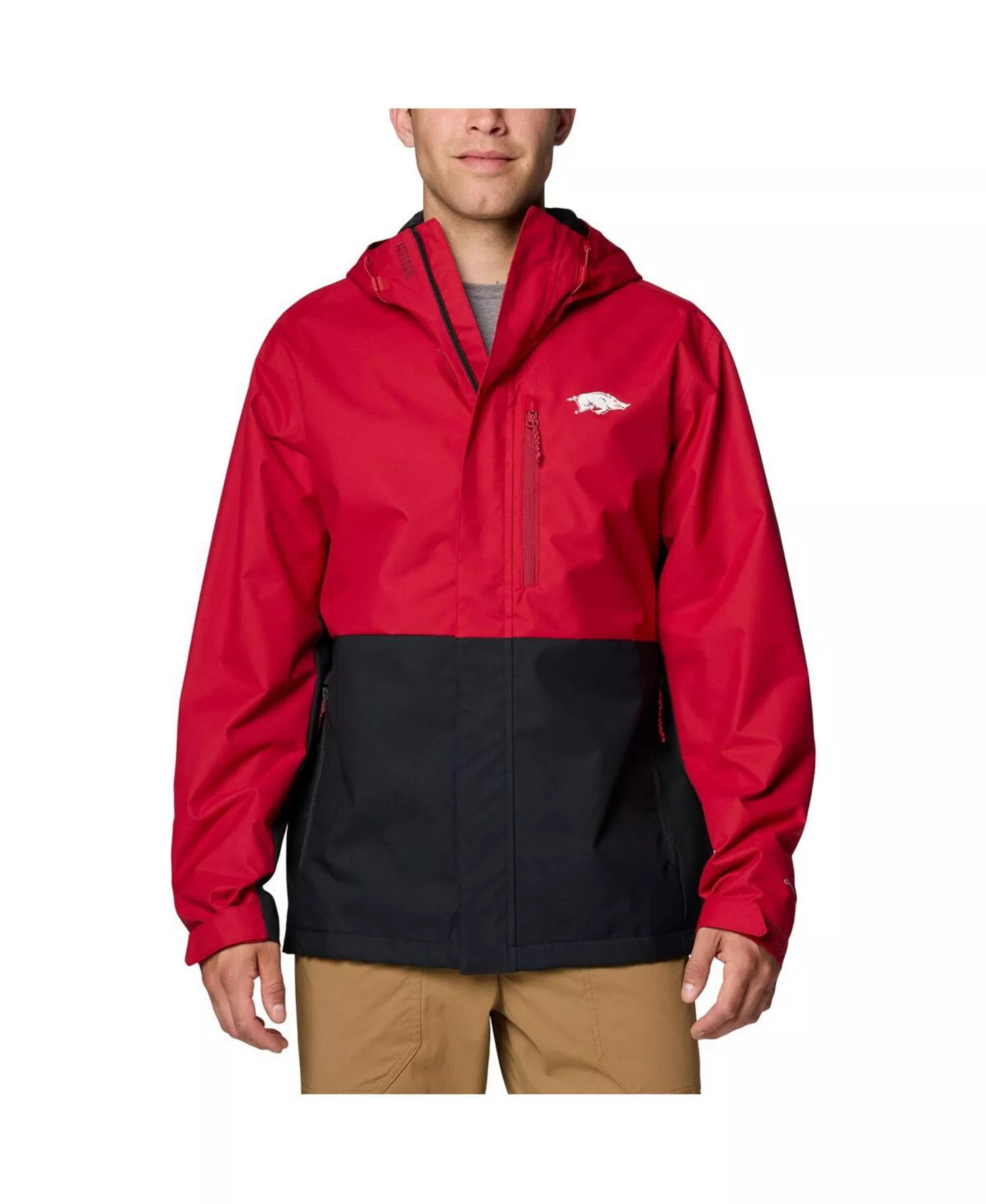 Men's Cardinal Arkansas Razorbacks Field Bound Omni-Tech Full-Zip Jacket - Cardinal - L