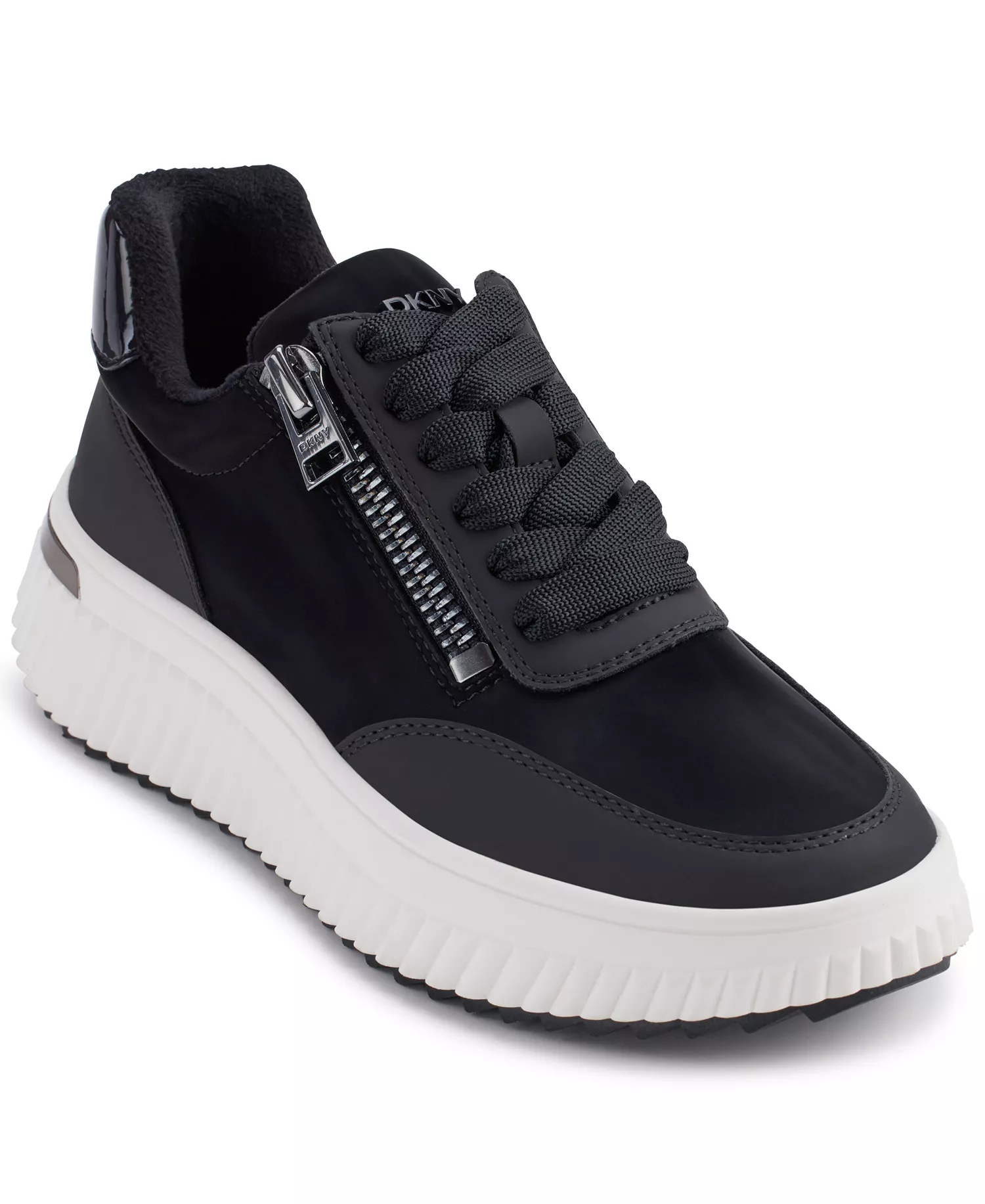 Women's Laurence Zip Sneakers - Black - 10M