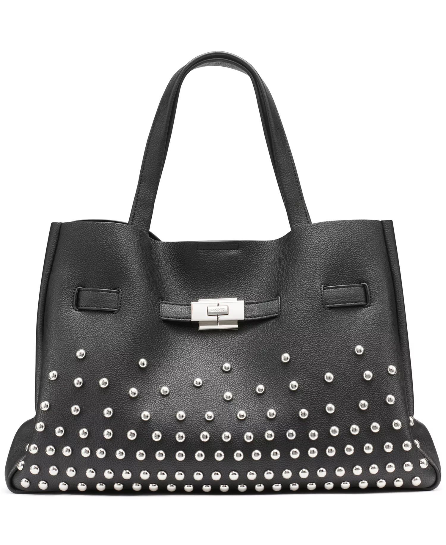 Women's Bryar Large Satchel Handbag - Black/silver - NO SIZE