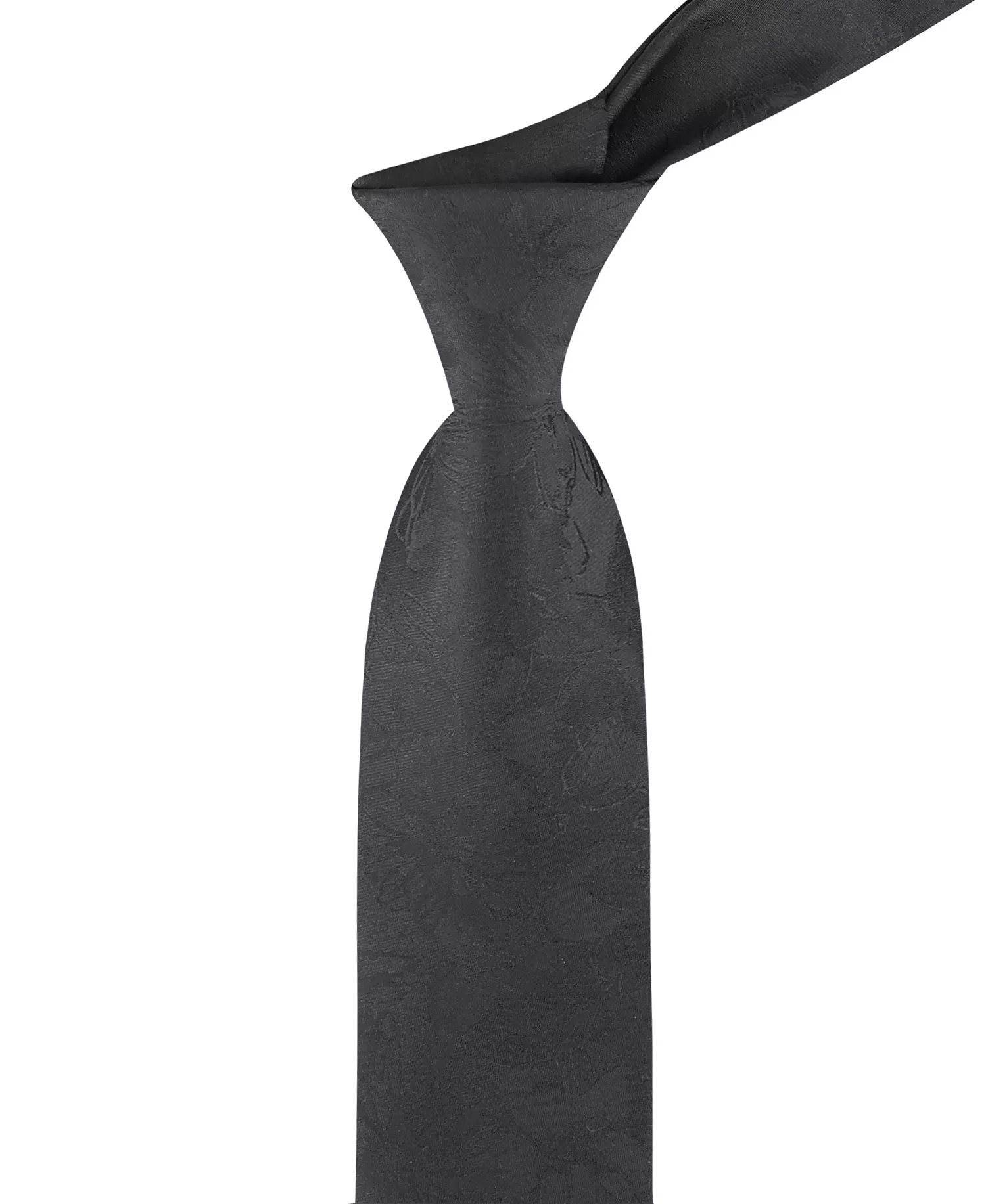 Men's Maddison Botanical Tie - Black - ONE SIZE