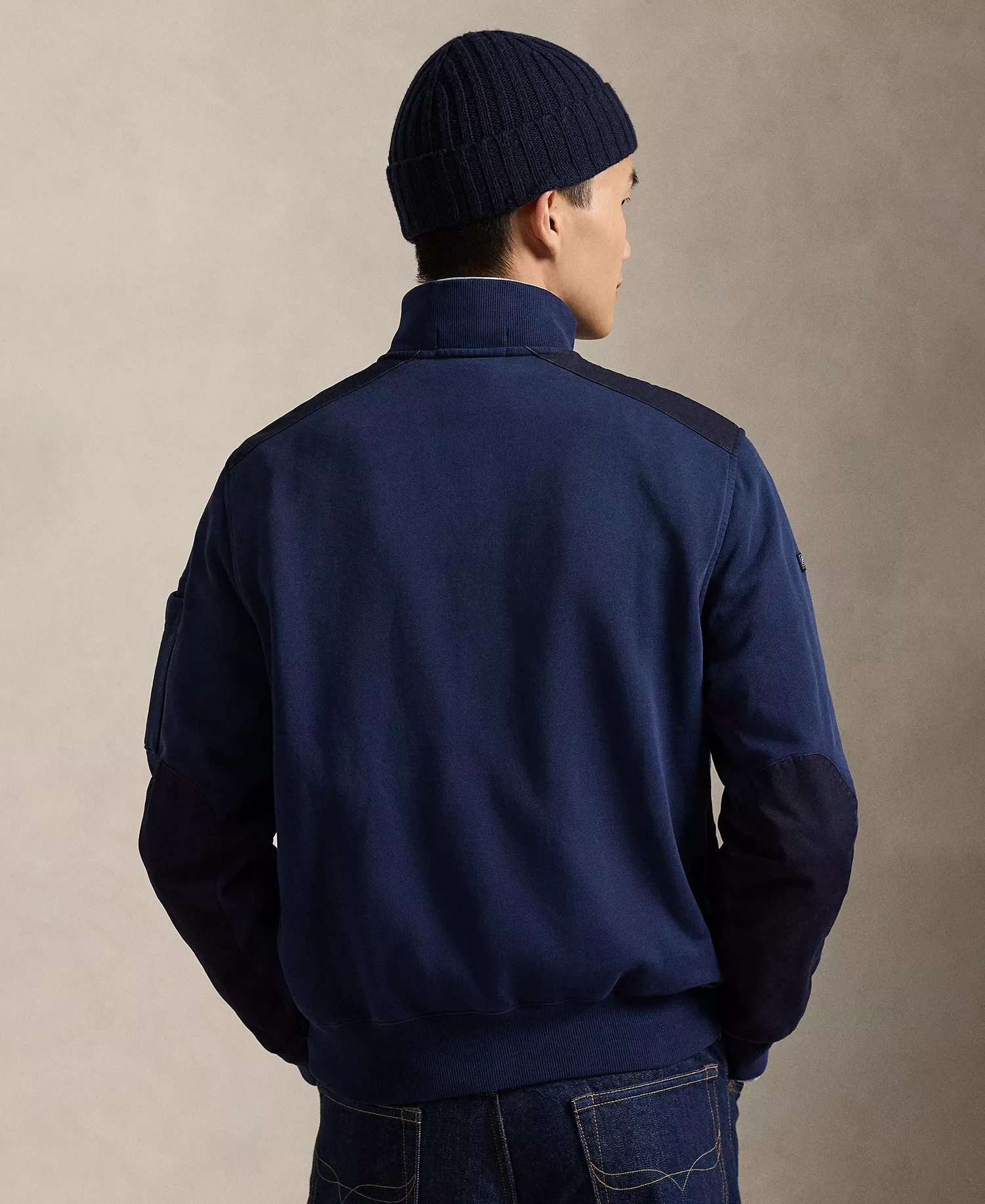 Men's Long-Sleeve Spectre Loopback Sweatshirt - Cruise Navy - L