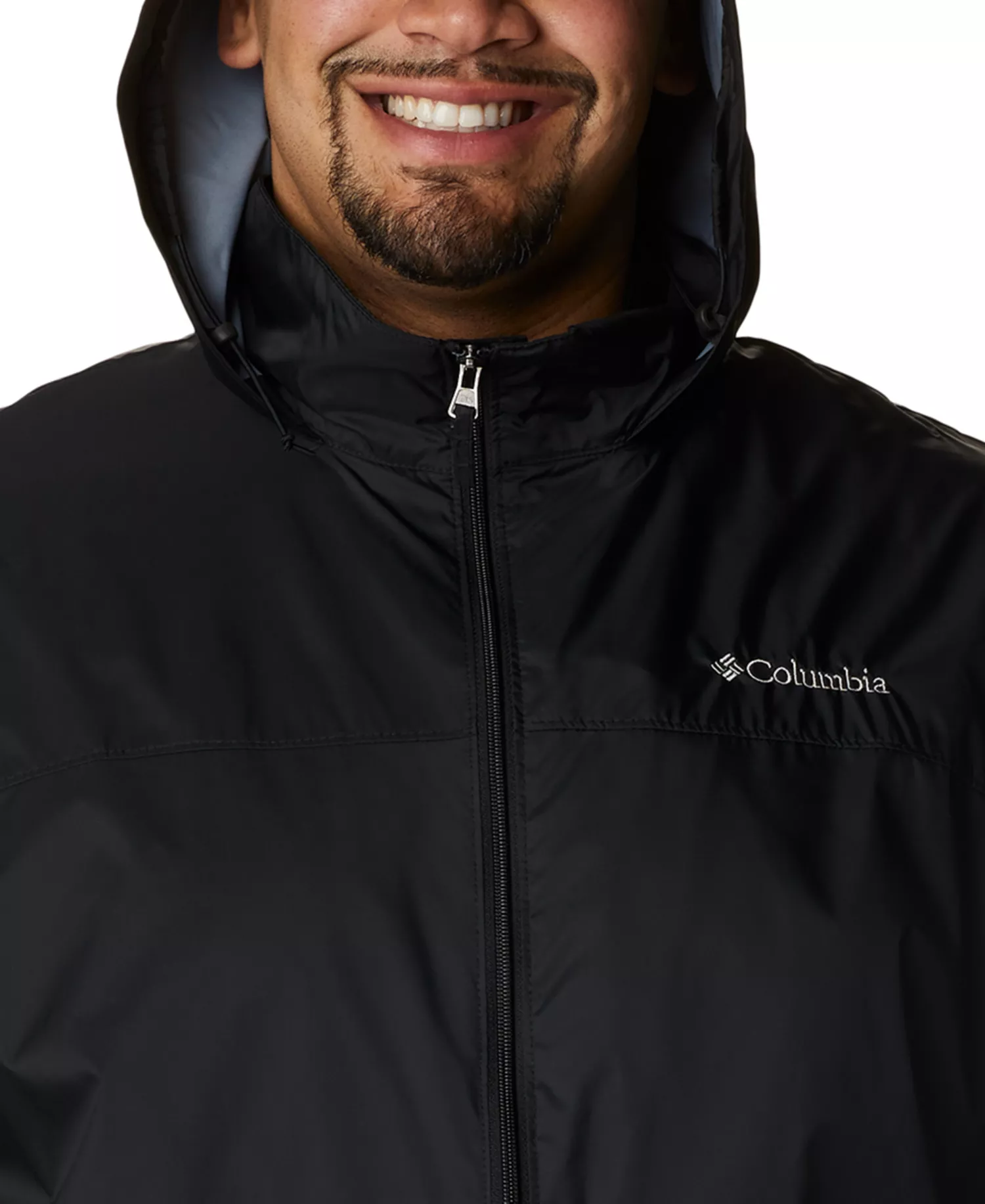 Men's Big & Tall Glennaker Lake Rain Jacket - Black - 1X