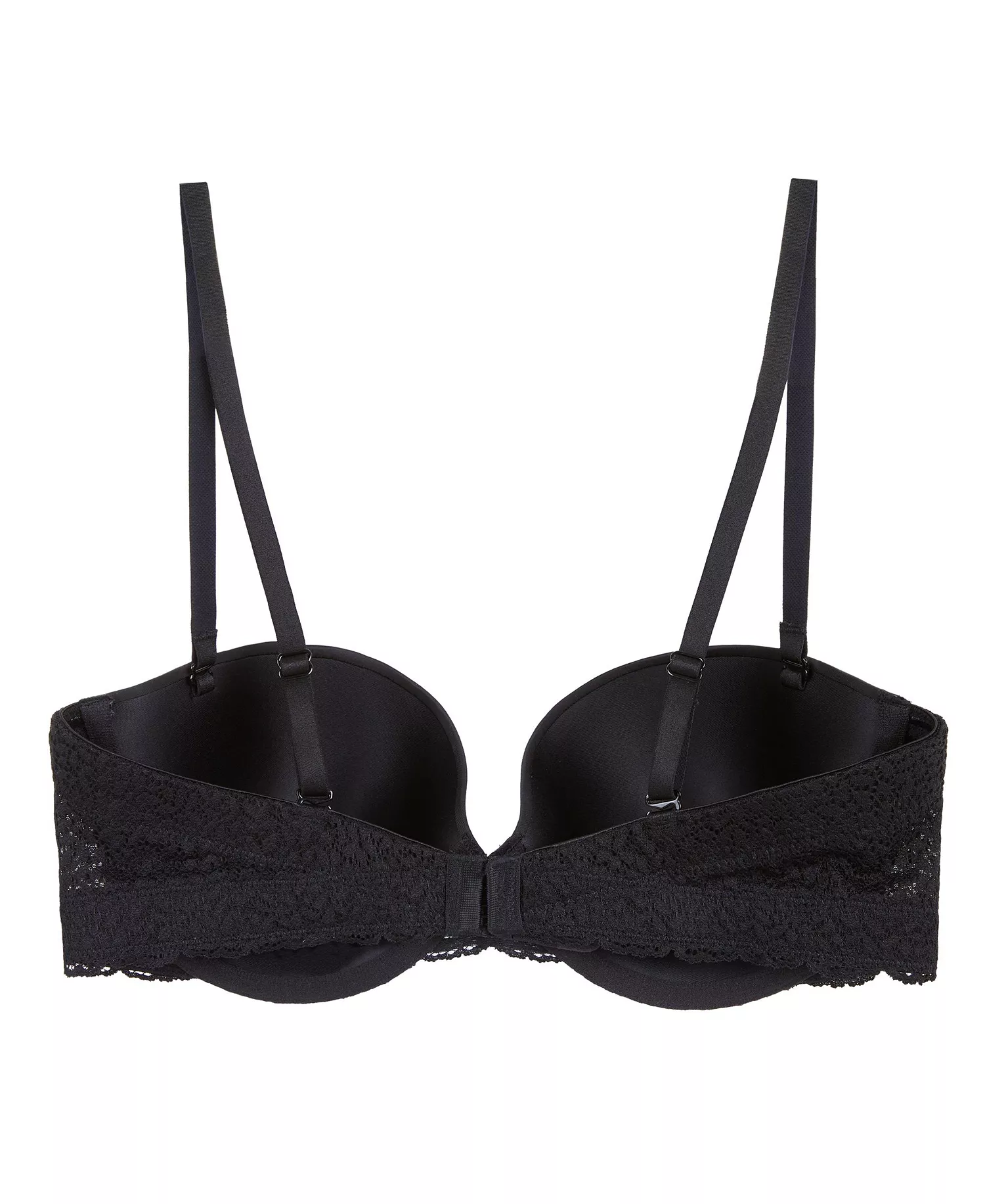 Women's Modern Lace Strapless Bra DK4049 - Black - 32 - B