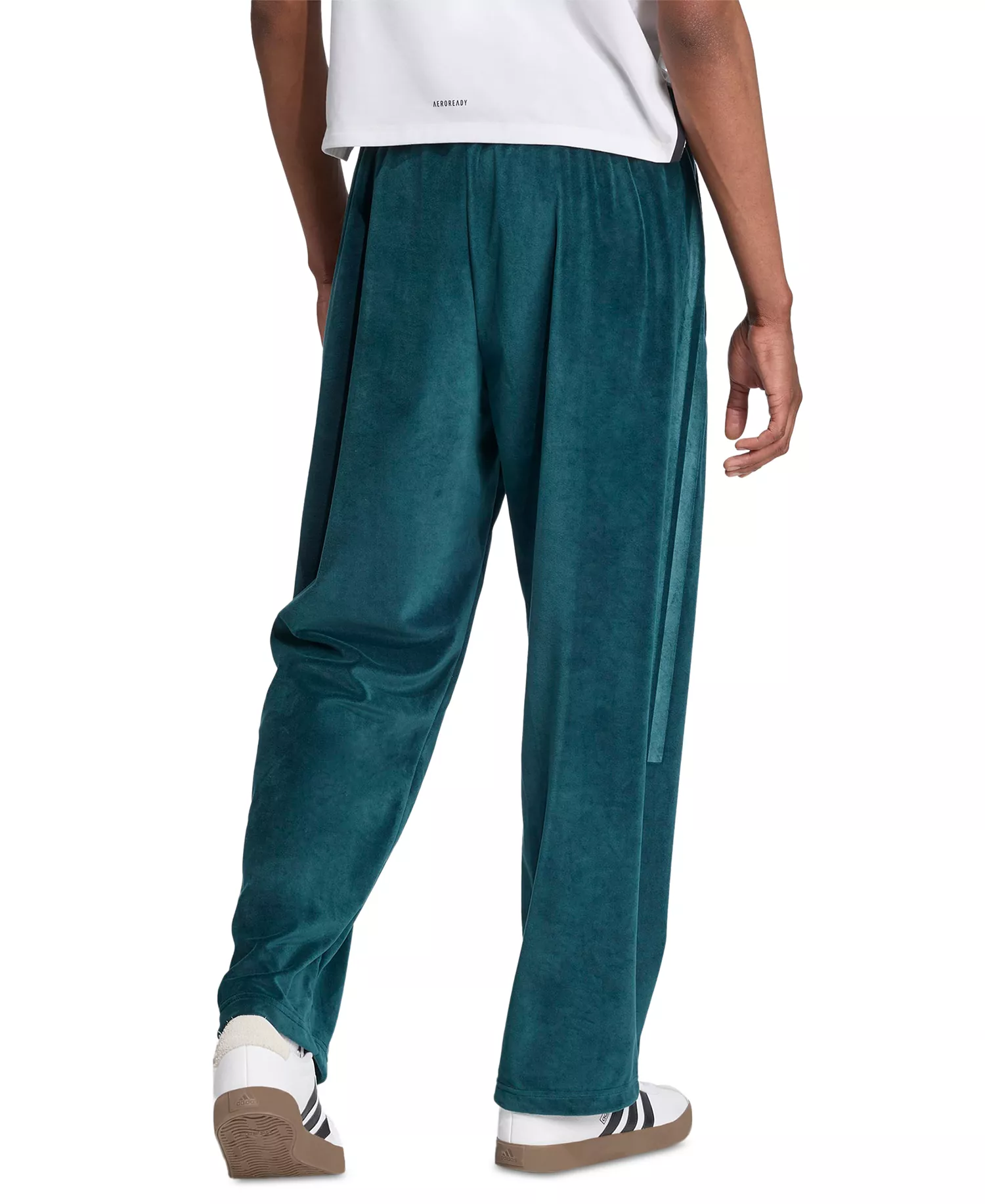 Men's Relaxed-Fit Velour Tiro Track Pants - Aurora Ivy - 2XL