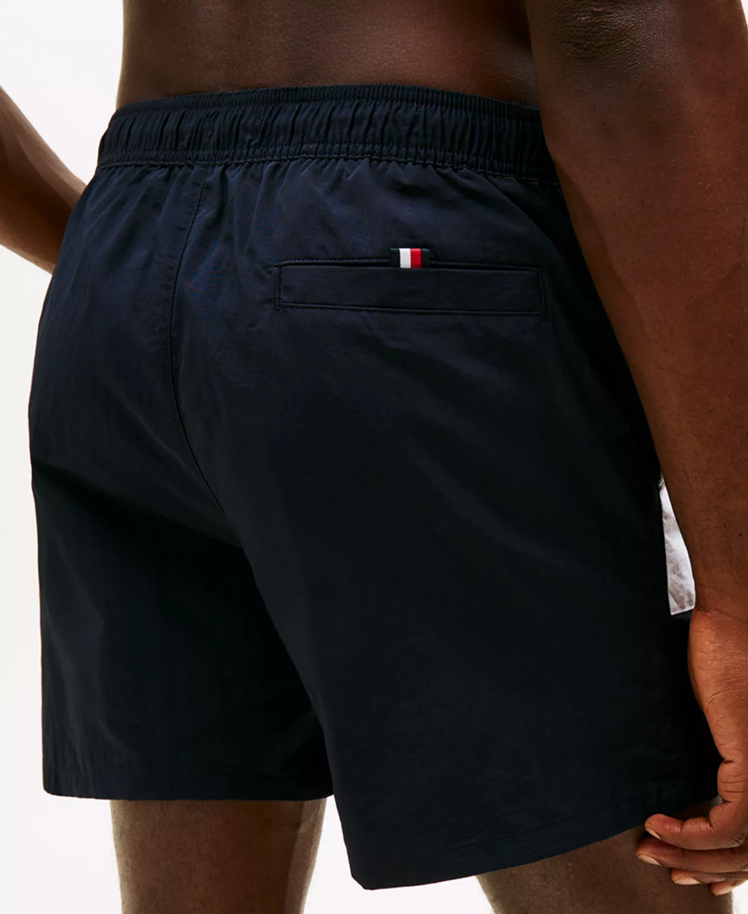 Men's Medium Drawstring Logo Flag Swim Trunks - Desert Sky - 2XL