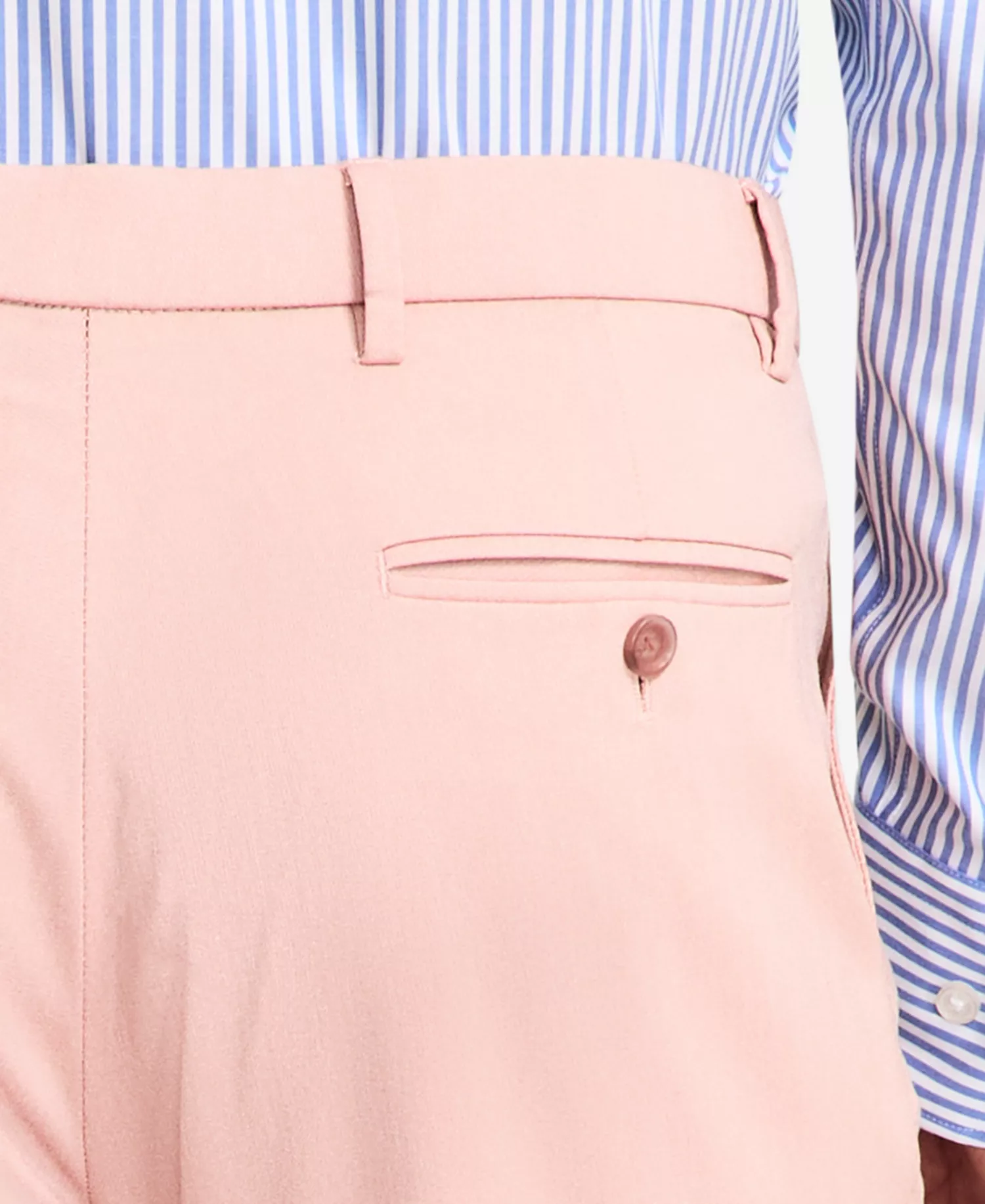 Men's Modern-Fit Solid Dress Pants - Coral - 32 - 30