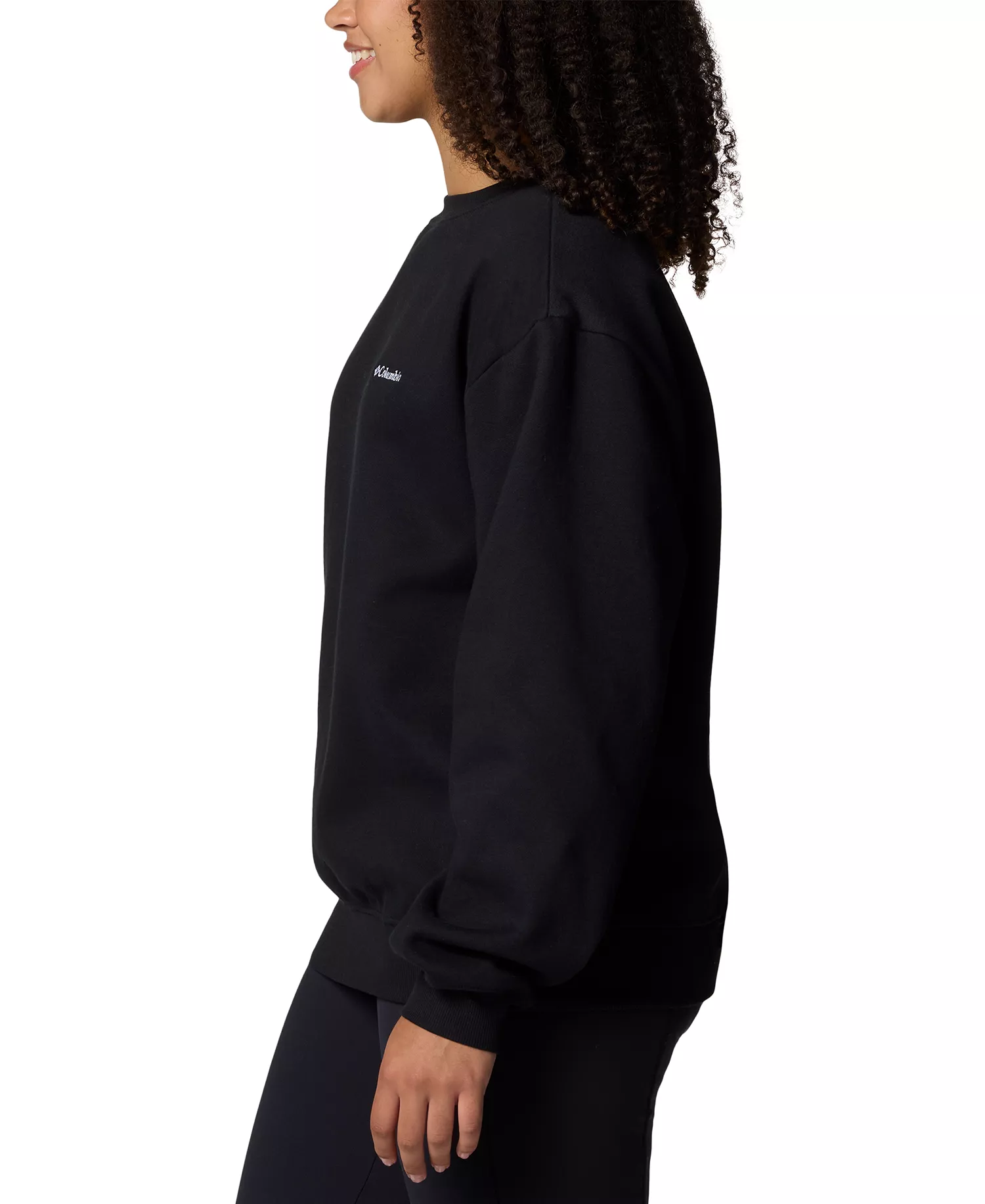 Women's Aldermore Crewneck Long-Sleeve Sweatshirt - Black - L