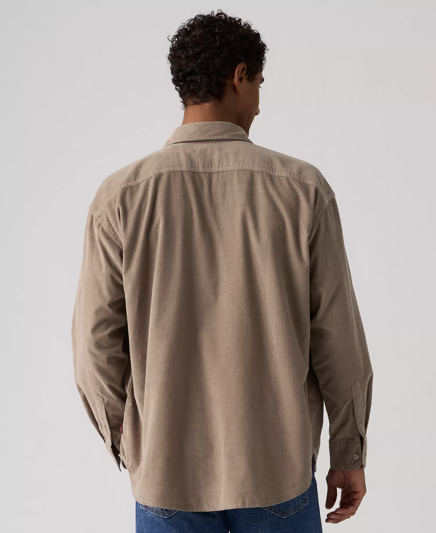 Men's Long-Sleeve Woven Shirt - Fungi - 2XL