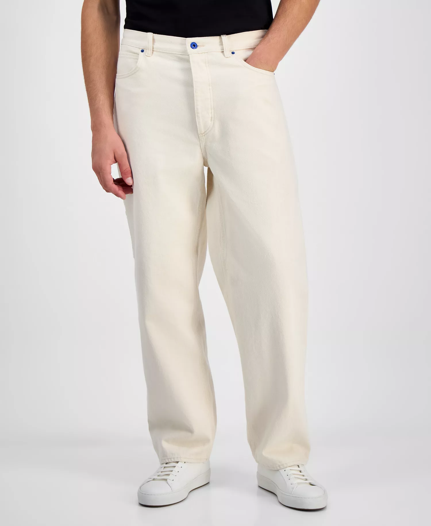 Men's Carpenter Pants - Light Beige - 30x32