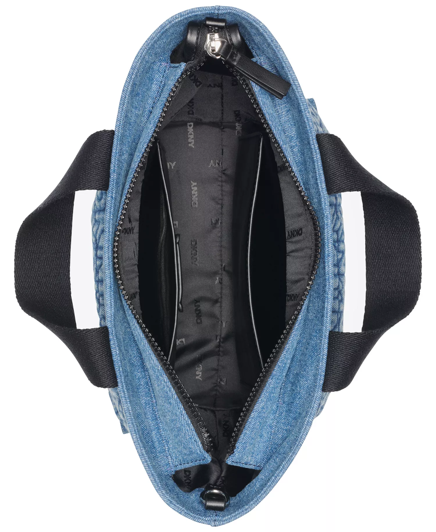 Brady Extra-Large Zipper Crossbody Bag - Denim - No Size