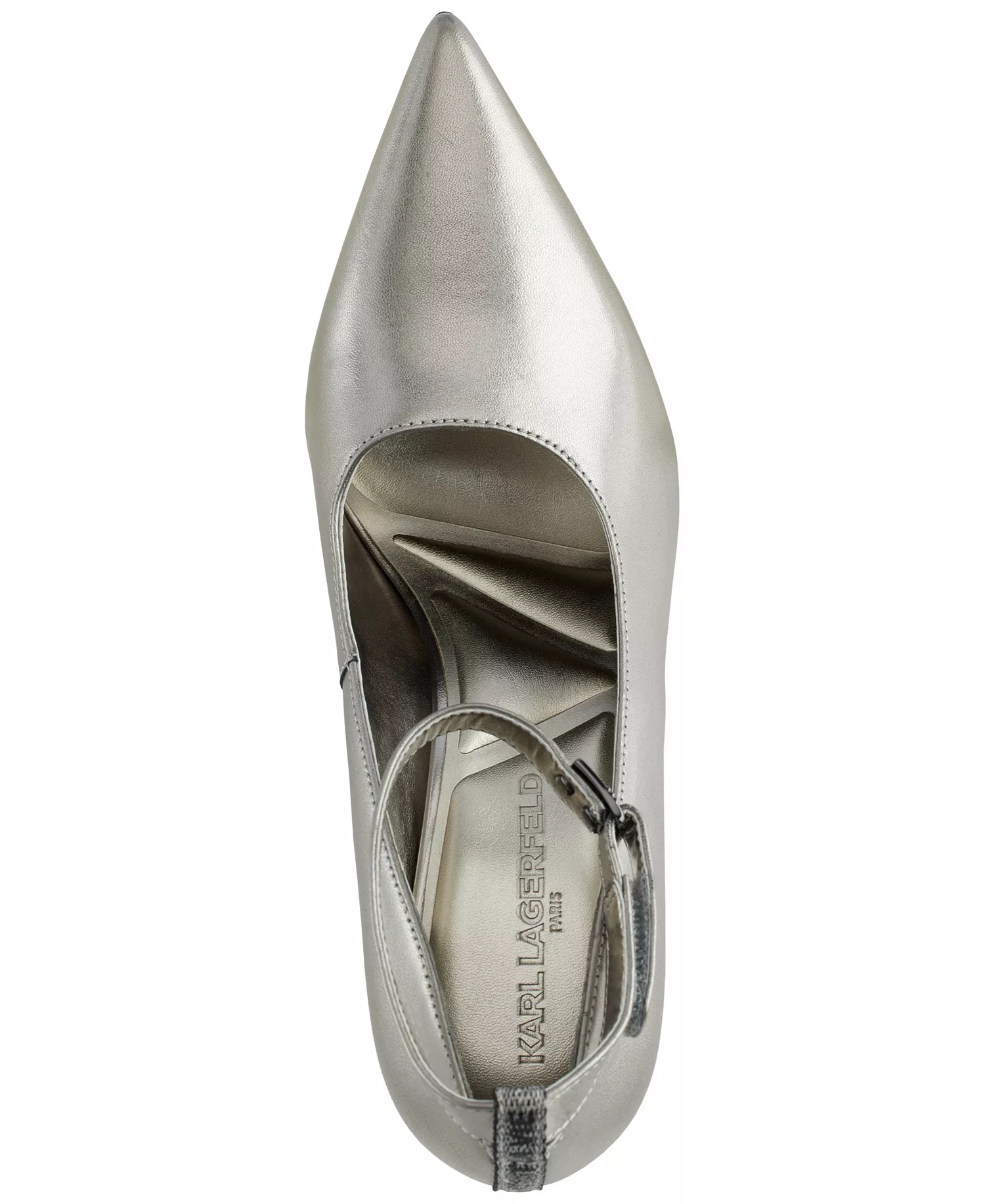 Women's Sury Ankle Strap Pumps - Pewter - 10M