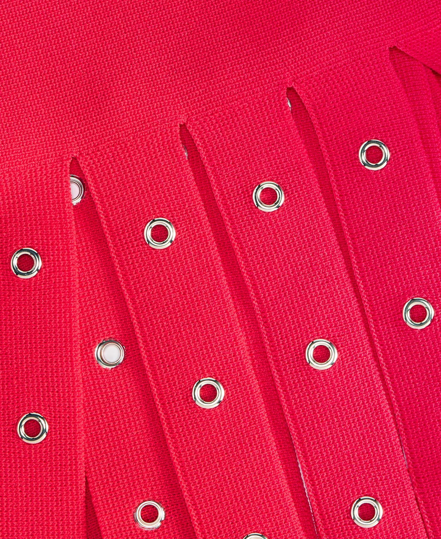 Women's Grommet Sweater Tank - Cherry Flame - L