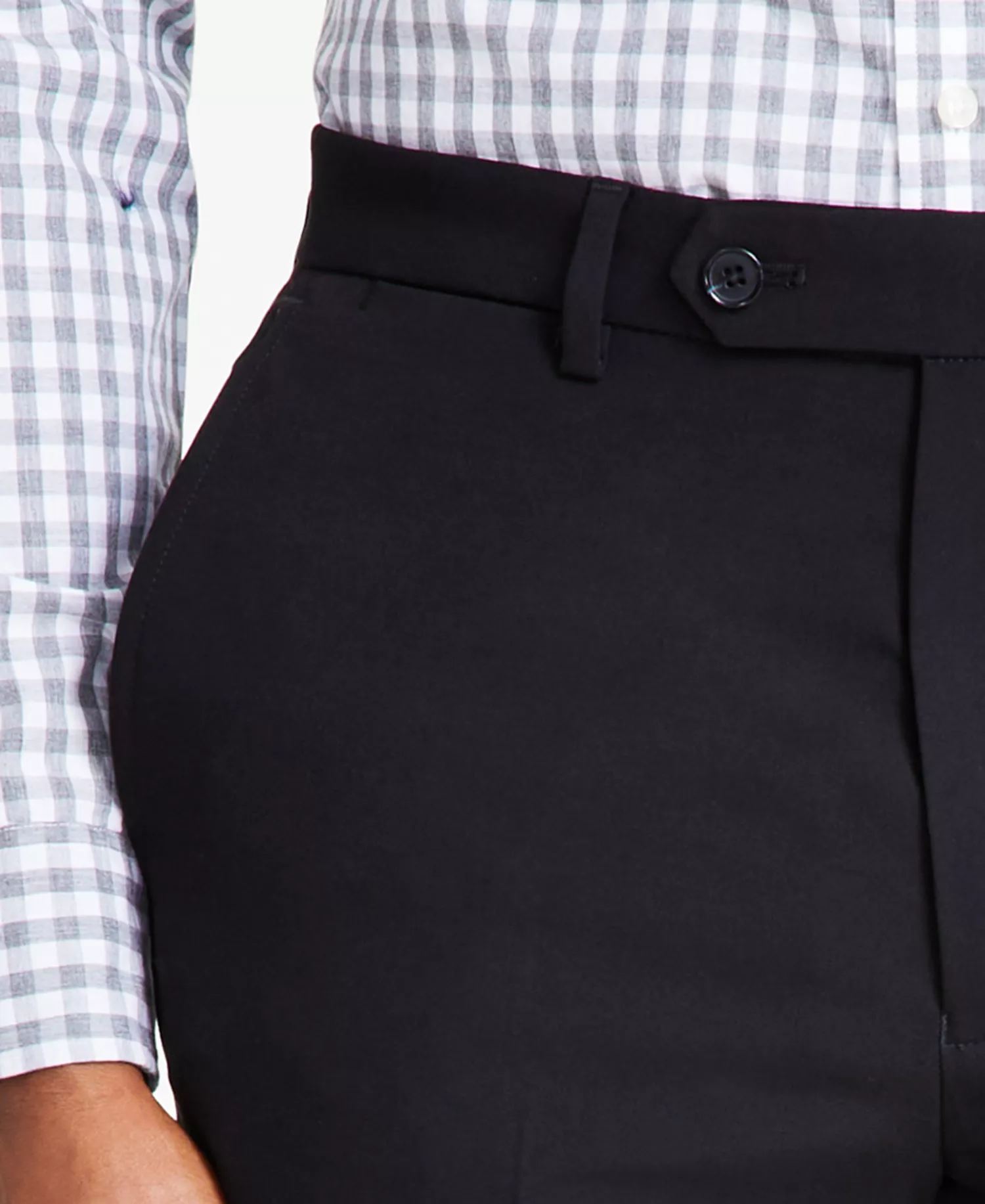 Men's Performance Stretch Modern-Fit Dress Pant - Black - 29x32