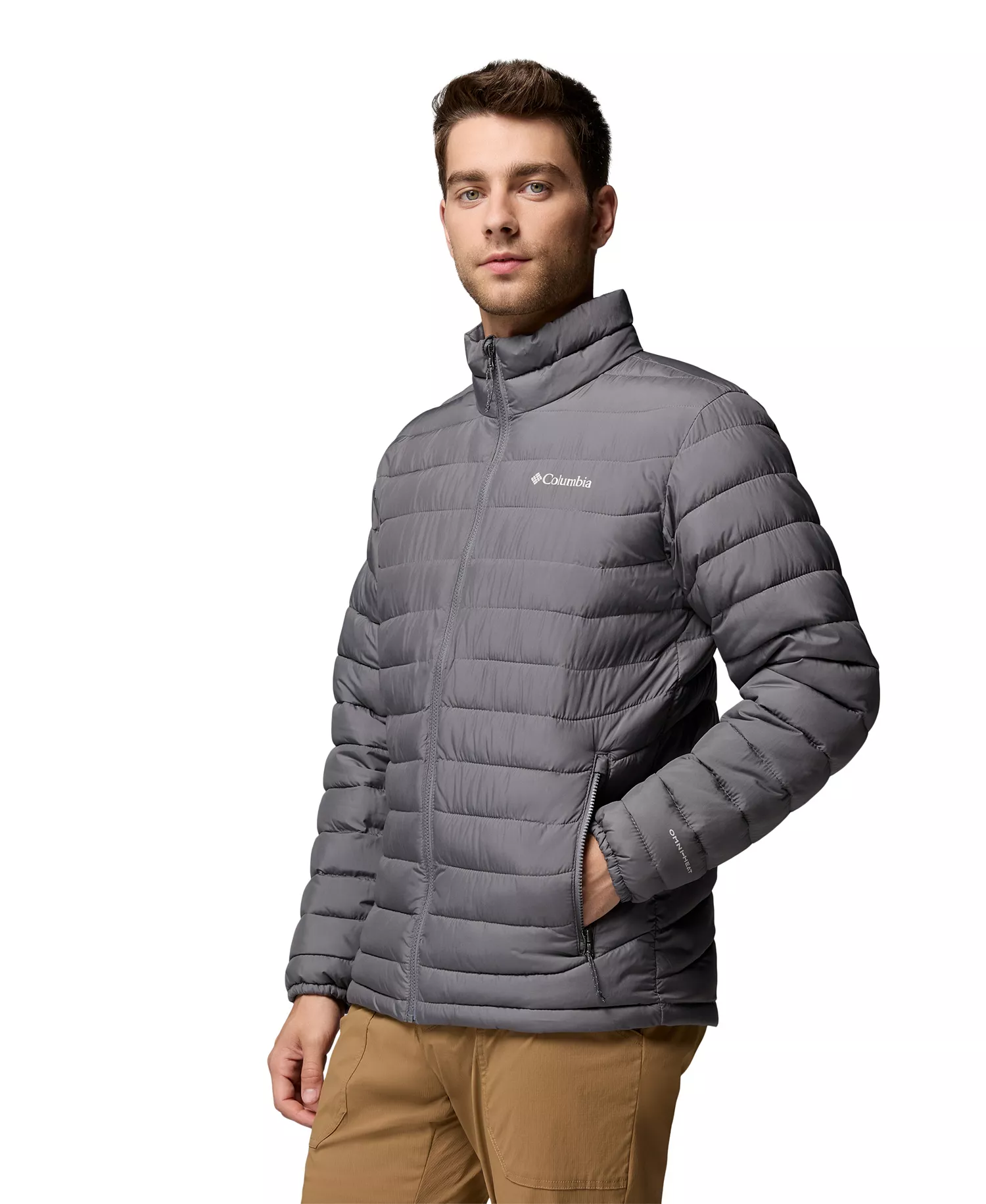Men's Powder Lite II Puffer Jacket - Black - L