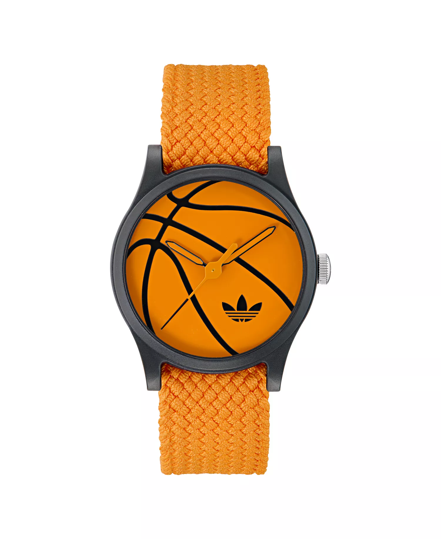 Unisex Analog Orange Nylon Watch, 39mm - Orange - No Size