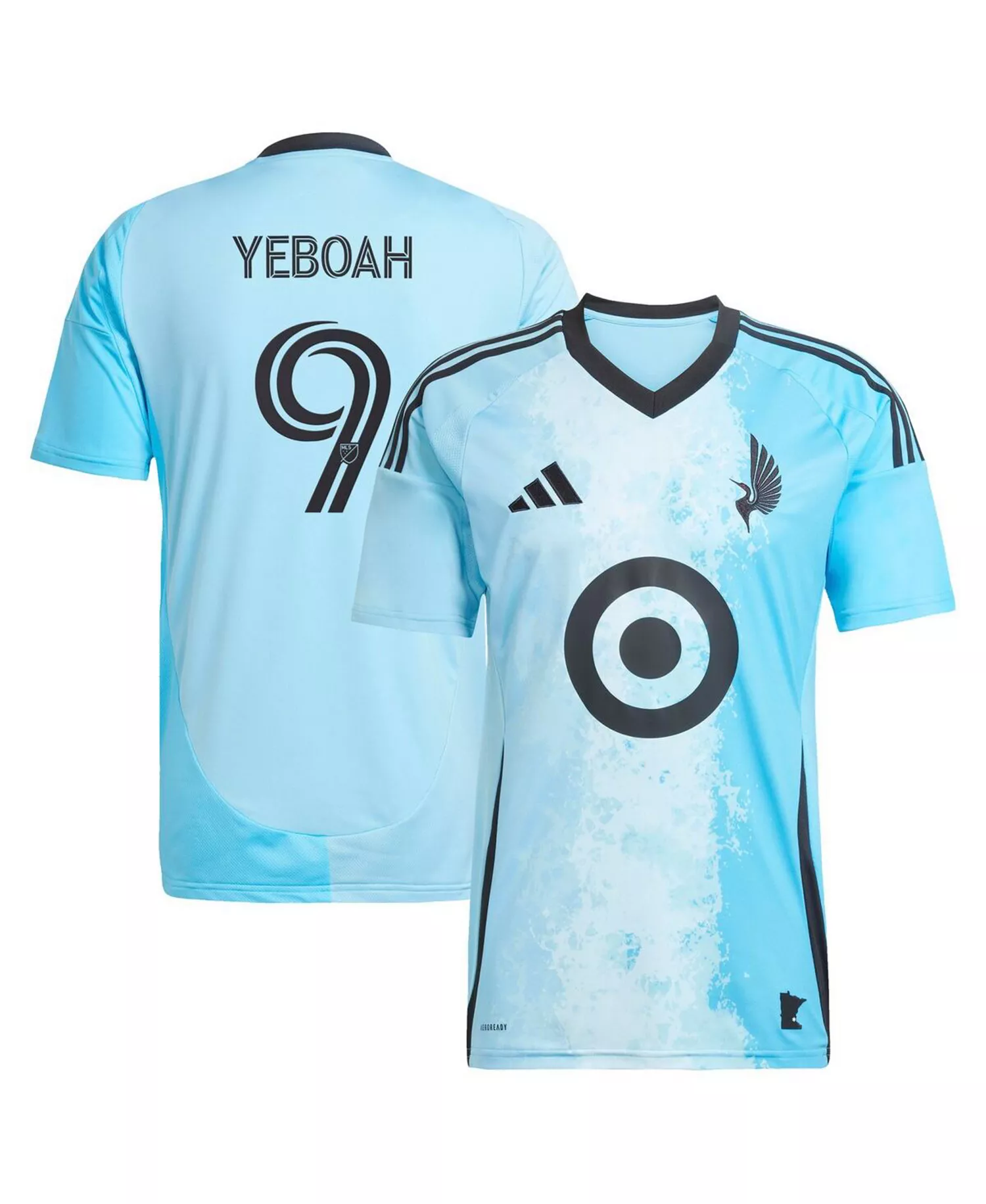 Men's Kelvin Yeboah Blue Minnesota United FC 2025 CONVERGENCE Replica Player Jersey - Blue - 2XL