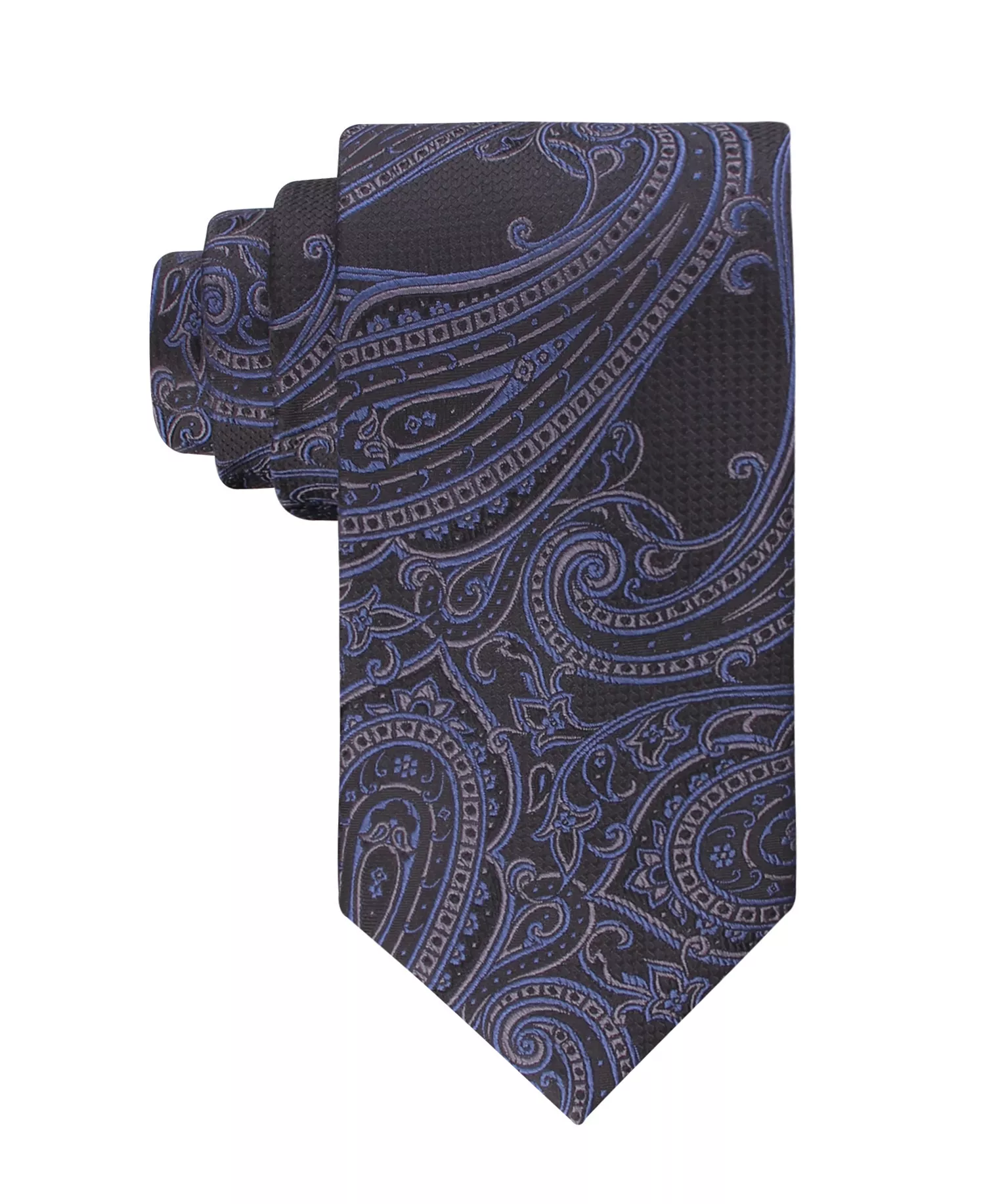 Men's Gemma Paisley Tie - Black - ONE SIZE