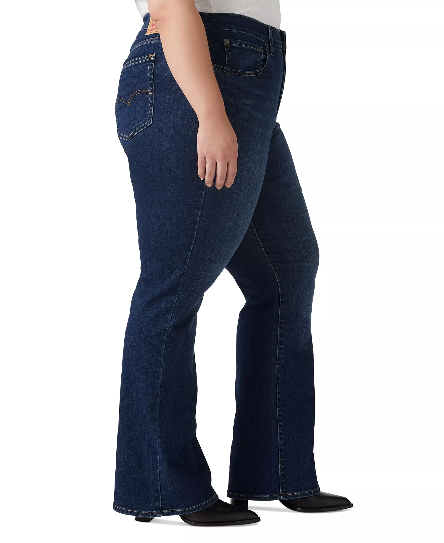 Trendy Plus Size 725 High-Rise Bootcut Jeans - Eternal Indigo Dark Tint - 14W