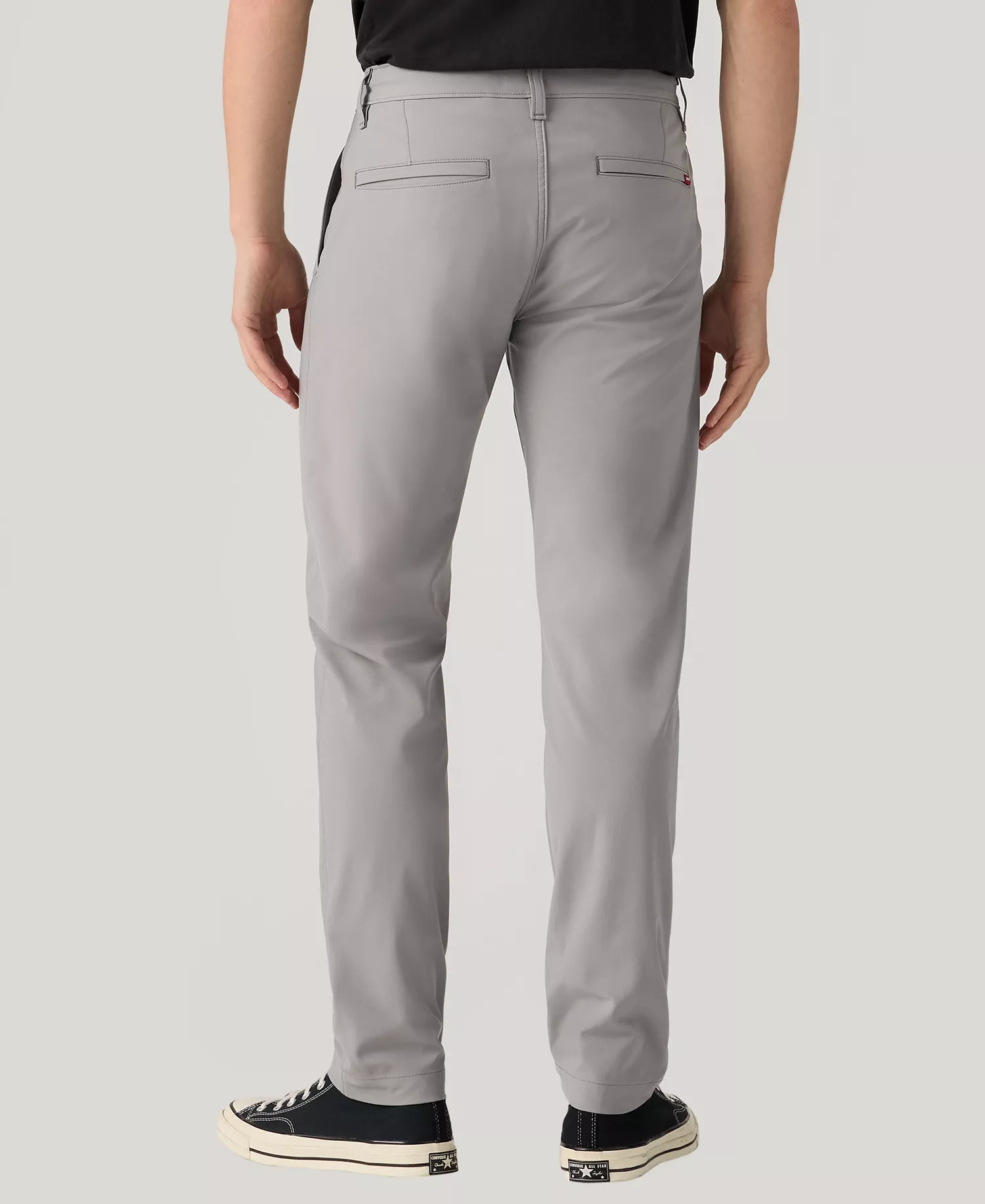 Men's Standard Tapered Style Flex-Tech Chino Pants - Gray - 29x30