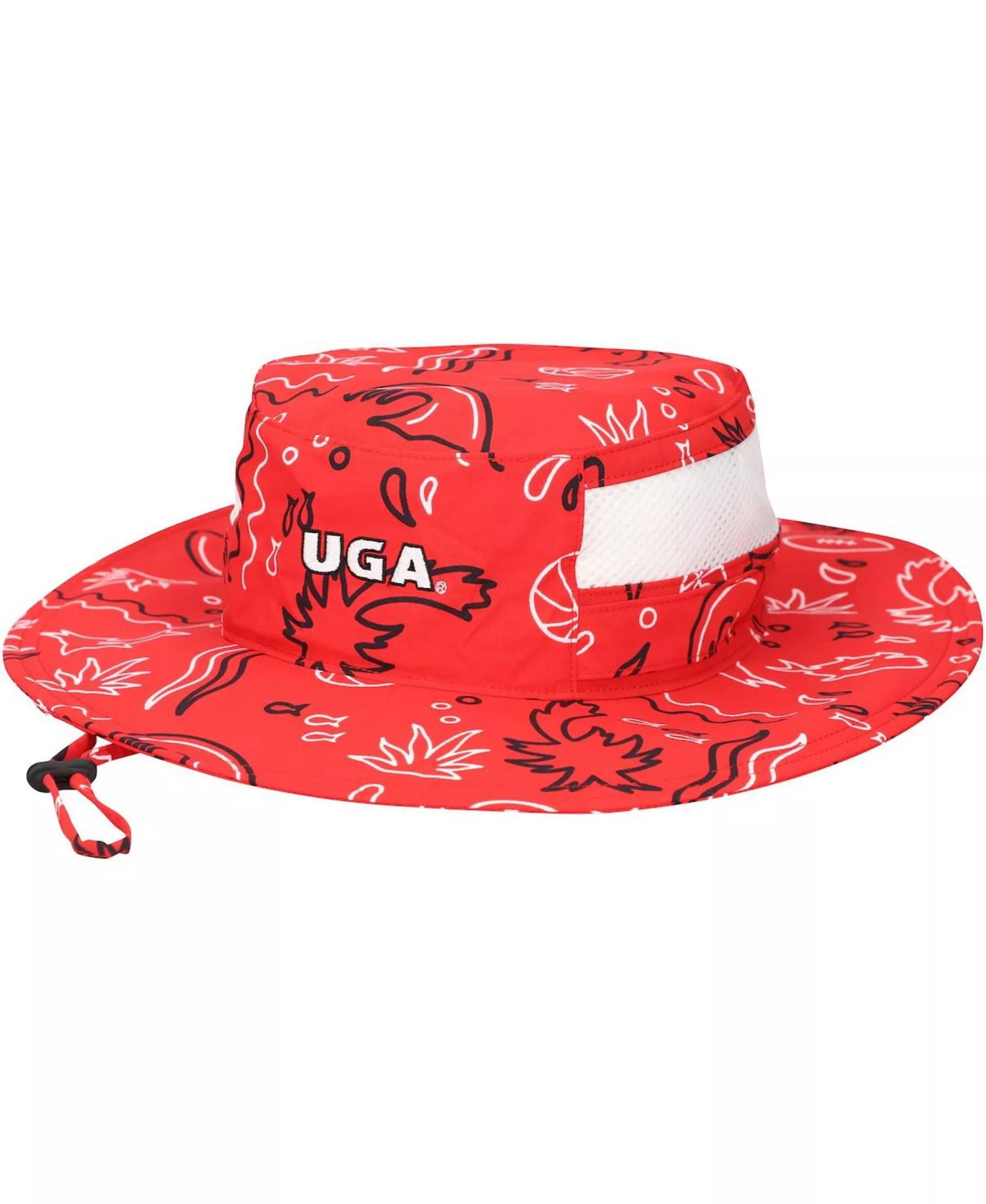 Men's and Women's Red Georgia Bulldogs Bora Bora Printed Booney Hat - Red - Adjustable