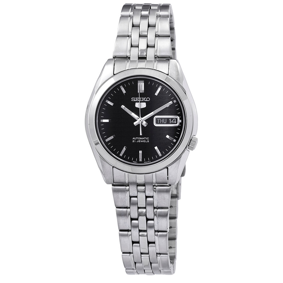 Seiko Automatic Black Dial Men's Watch