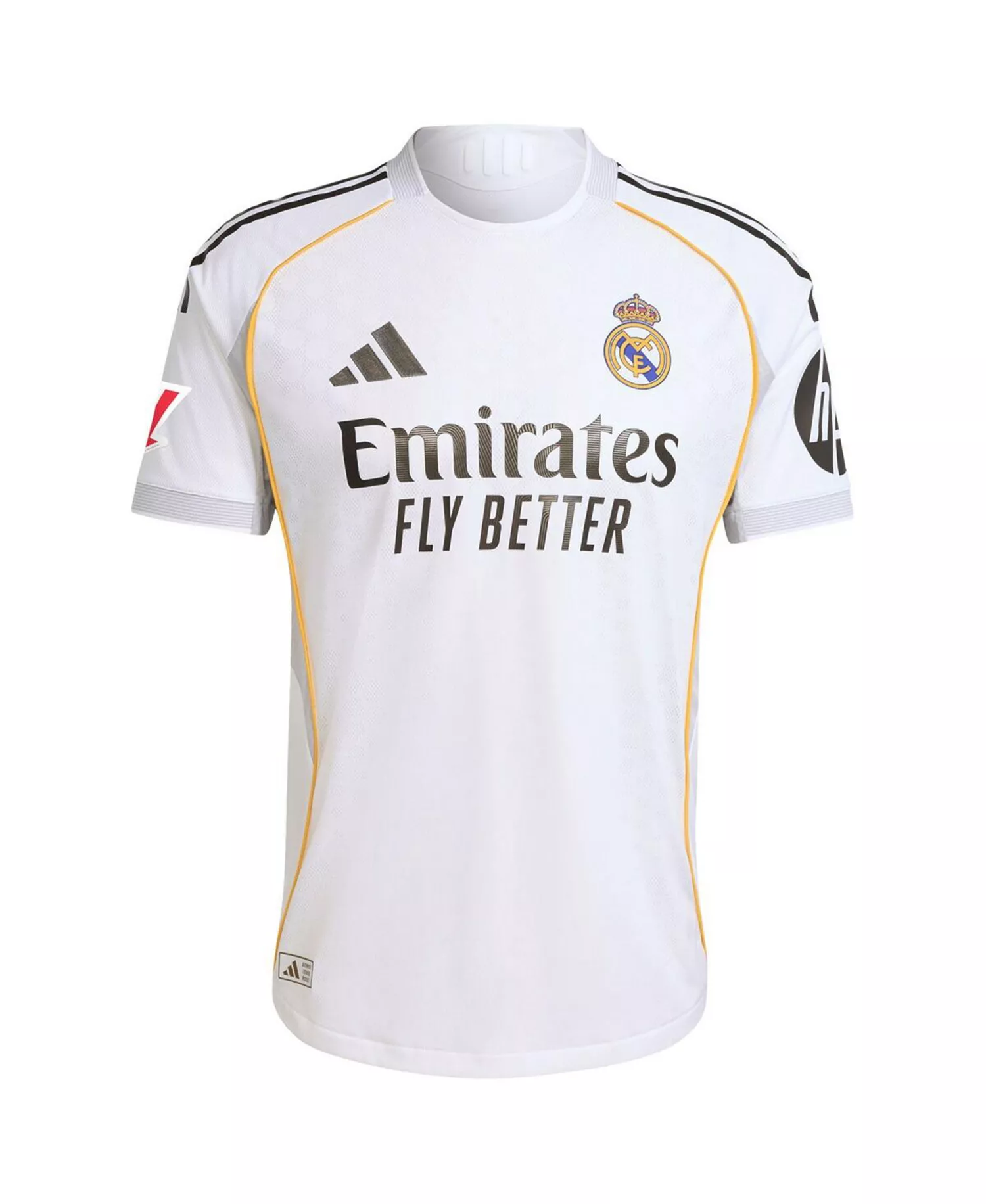 Men's Jude Bellingham White Real Madrid 2025/26 Home Authentic Jersey - White - 2XL