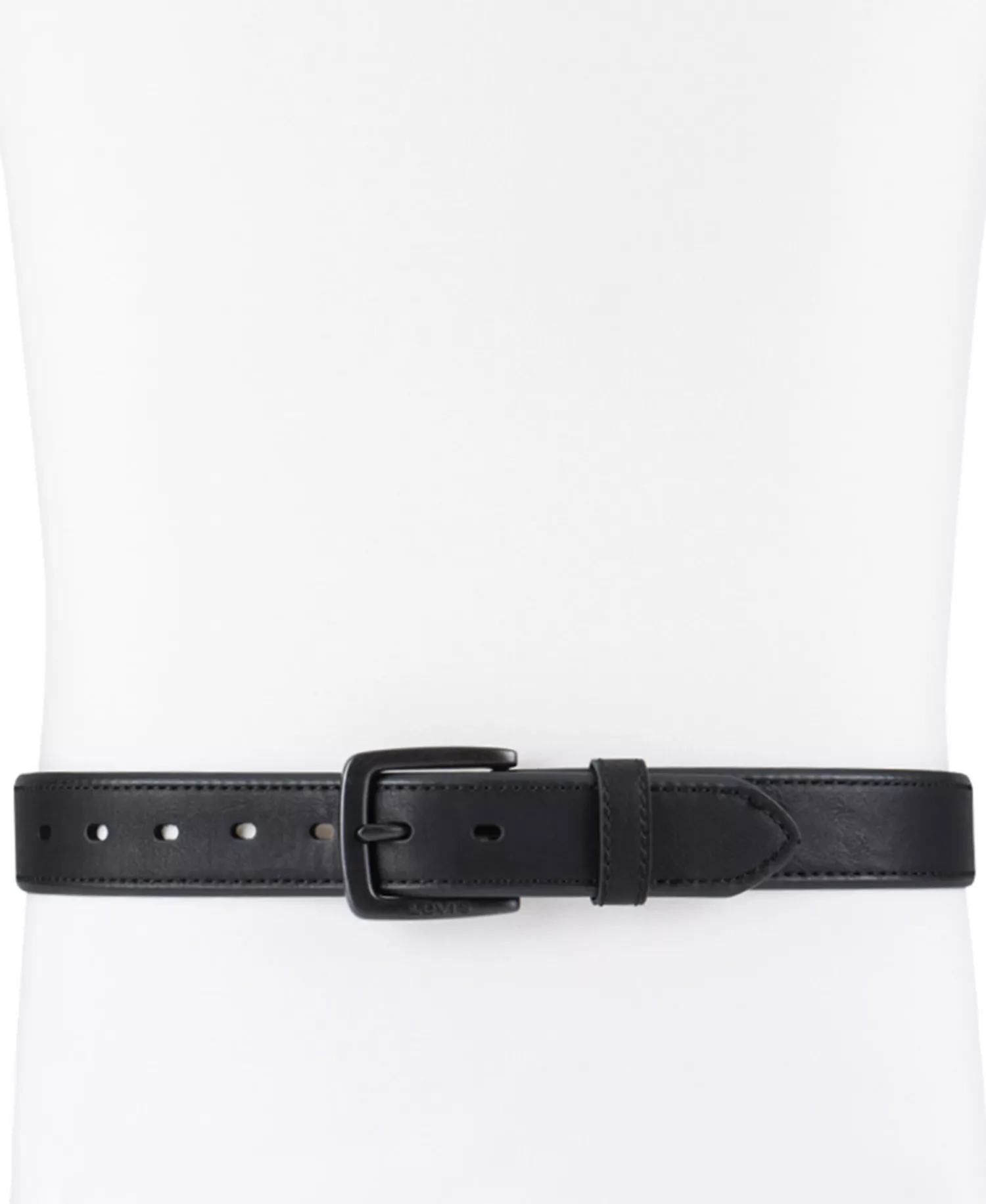 Men’s Casual Rivet Belt - Black - S (30-32)