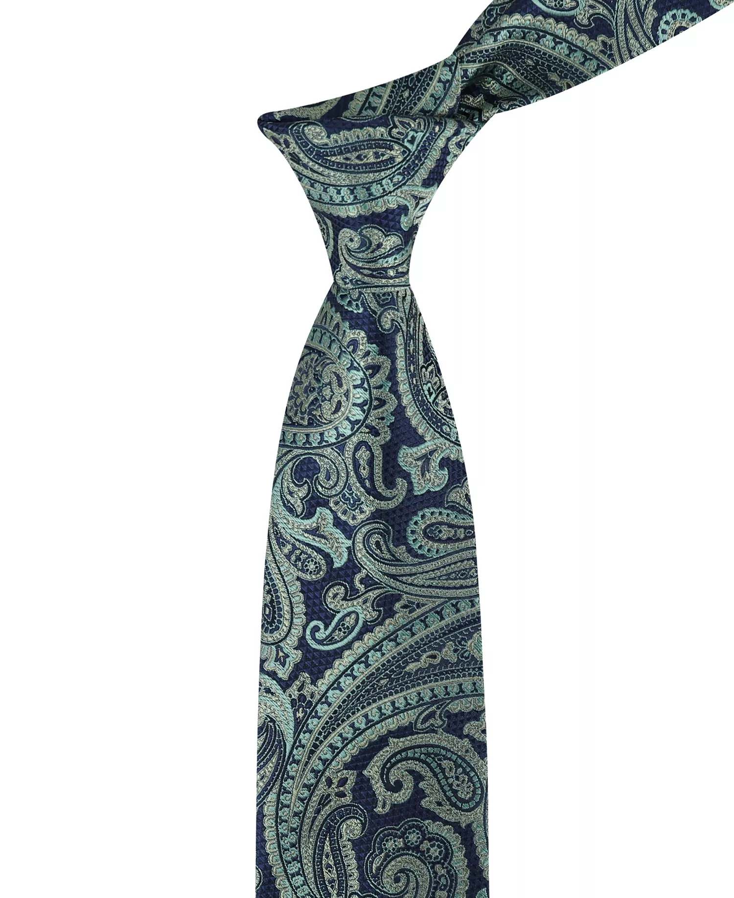Men's Preston Paisley Tie - Green - ONE SIZE
