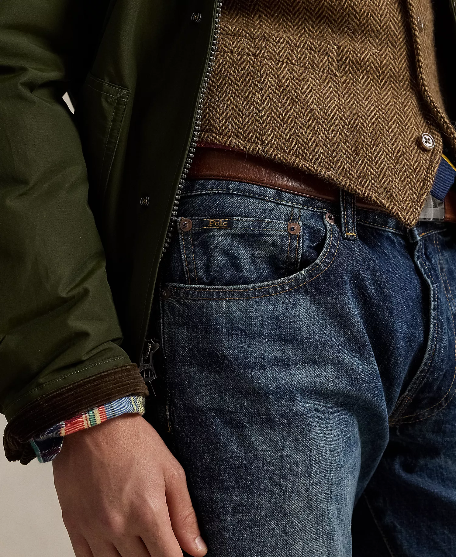 Men's Varick Slim Straight Distressed Jeans - Ninigret - 33x30