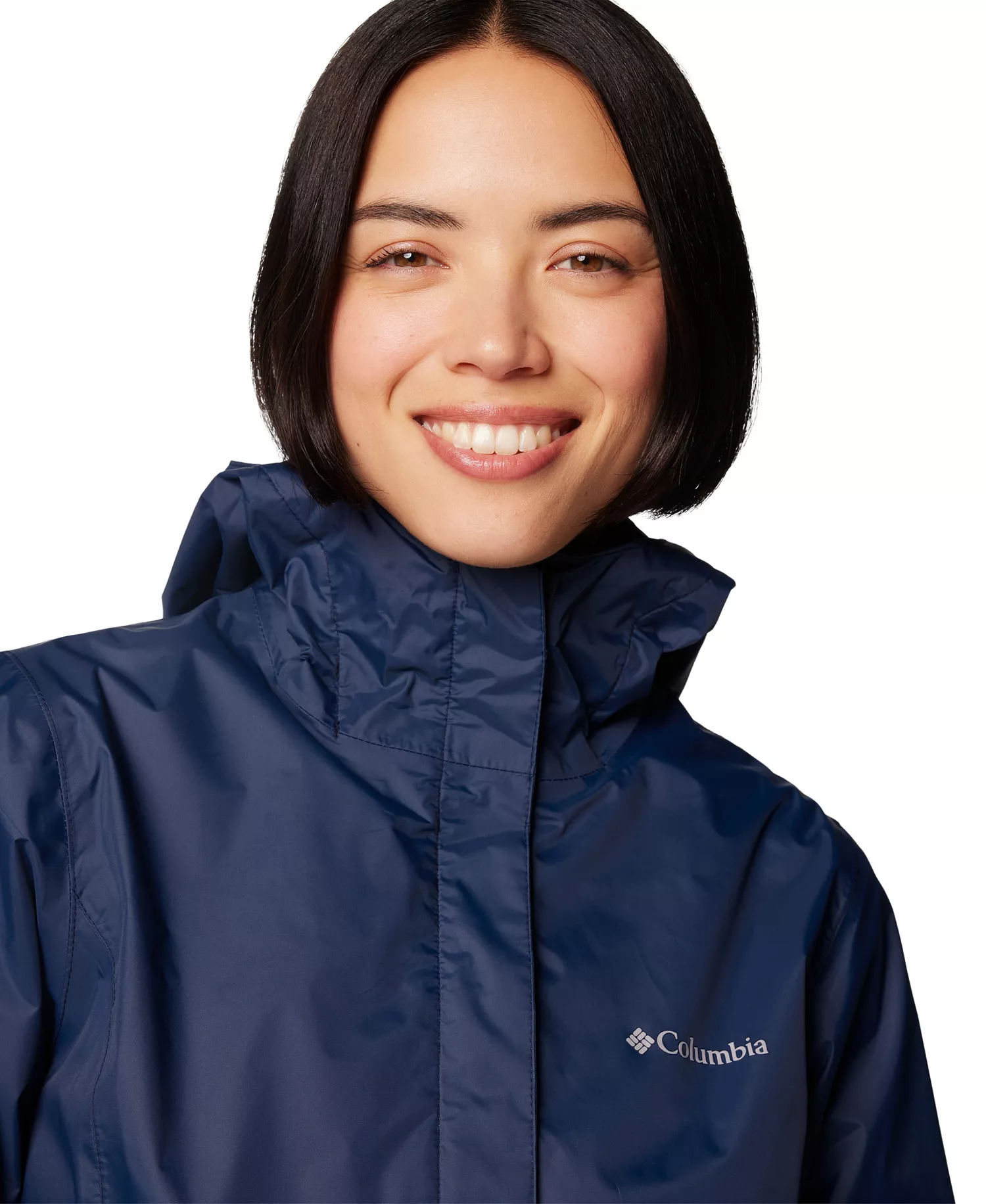 Women's Omni-Tech™ Arcadia II Rain Jacket - Black - L