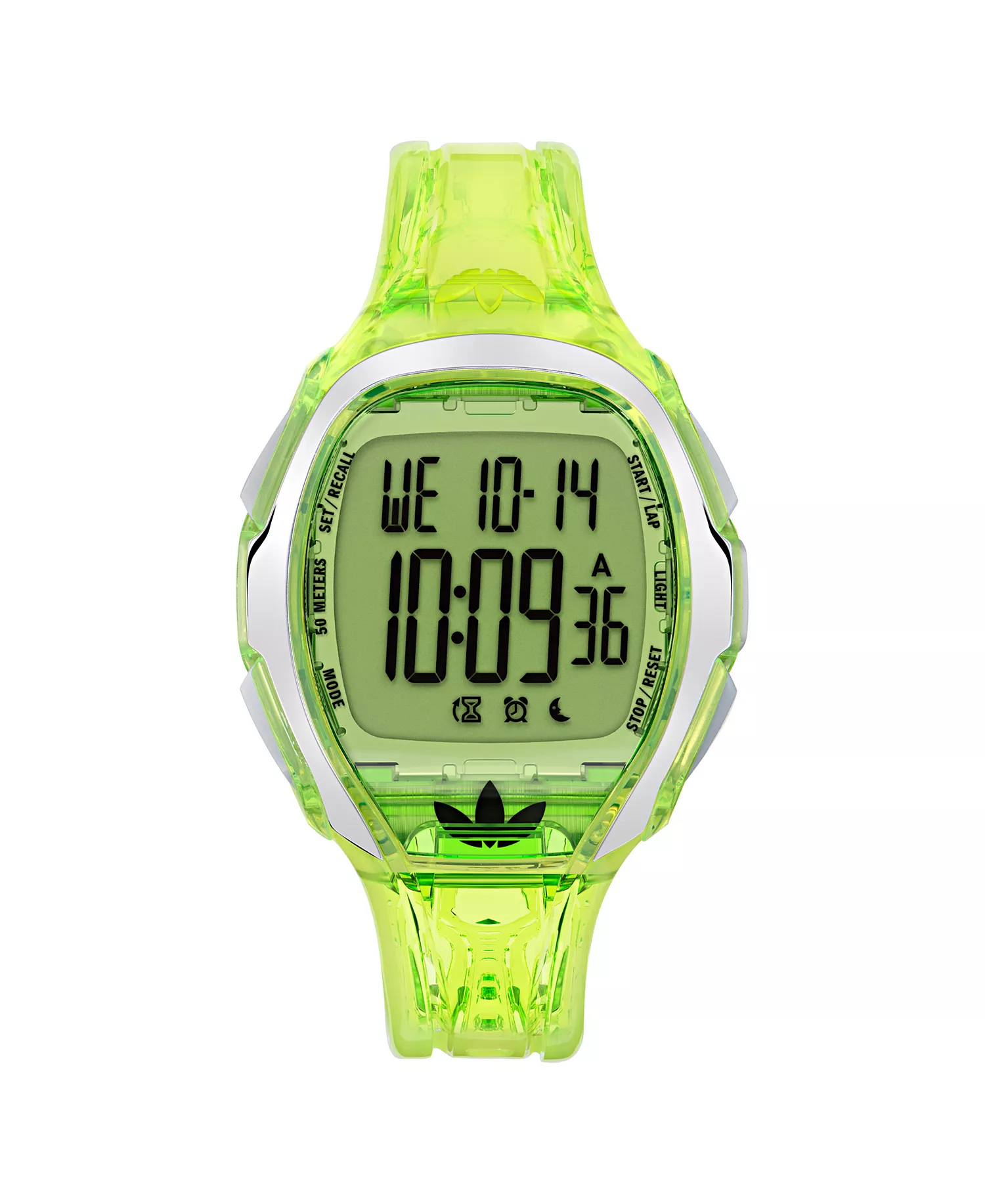 Unisex Analog Green Resin Watch, 45mm - Green - No Size