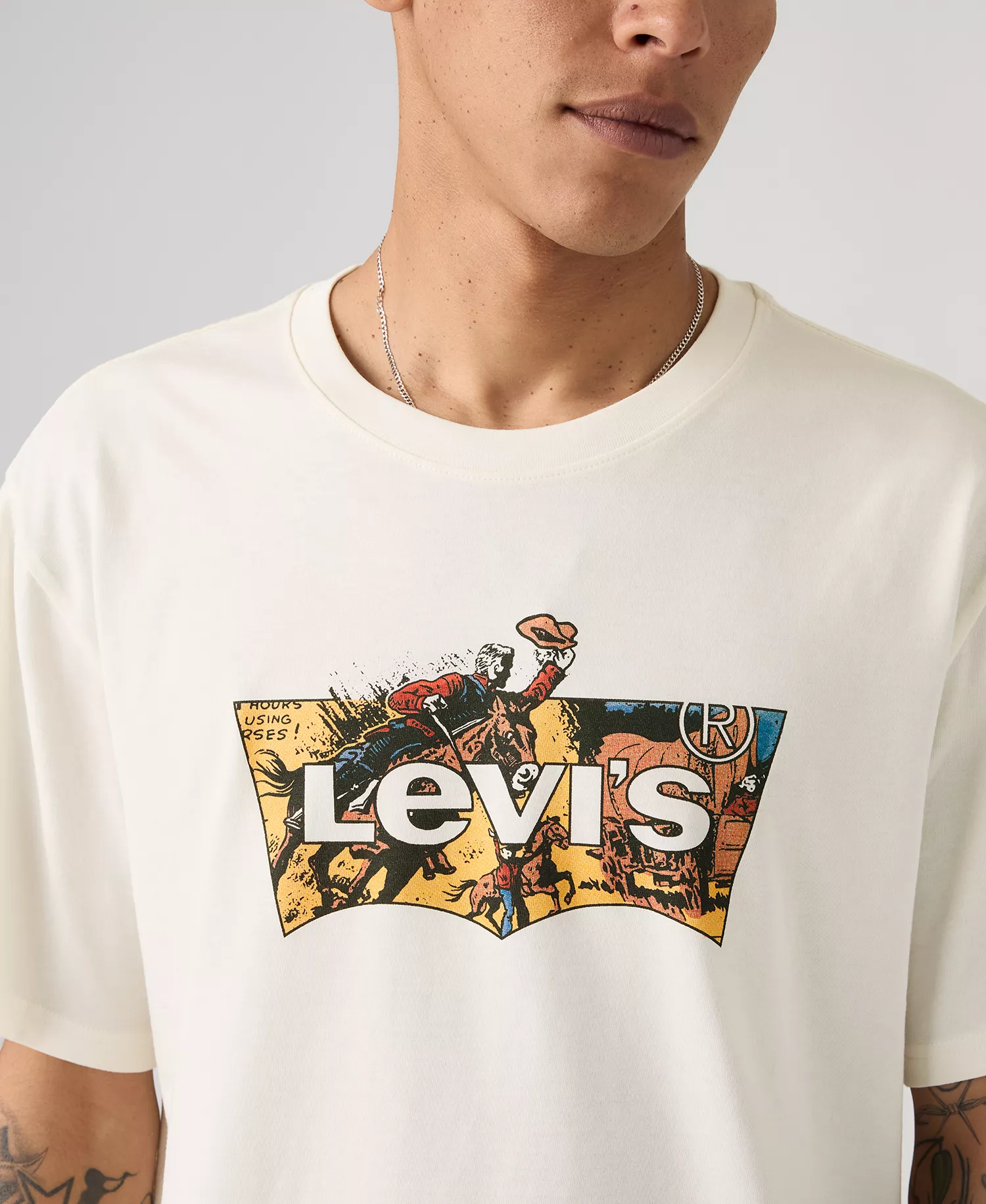 Men's Short-Sleeve Crewneck T-Shirt - Egret - 2XL