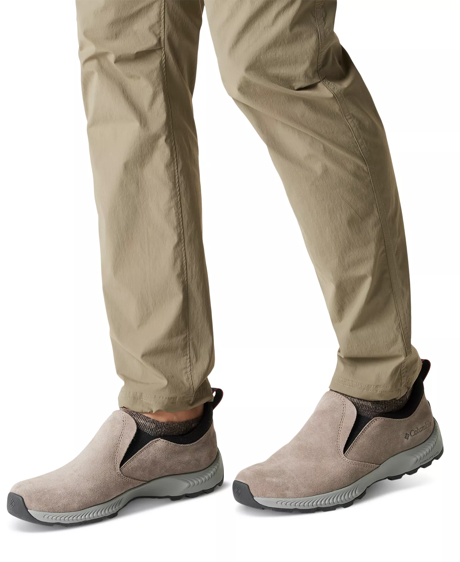 Men's Landroamer Slip-On Camper Shoes - Mud, Warp Red - 7M