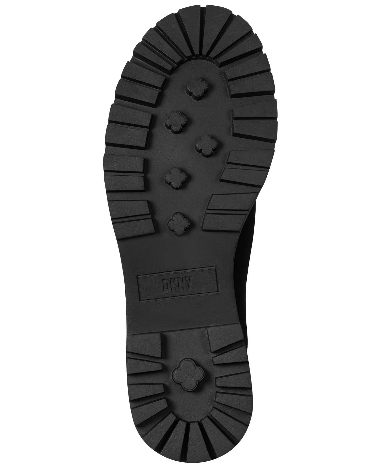 Women's Roscoe Lug Block Heel Booties - Black suede - 10M