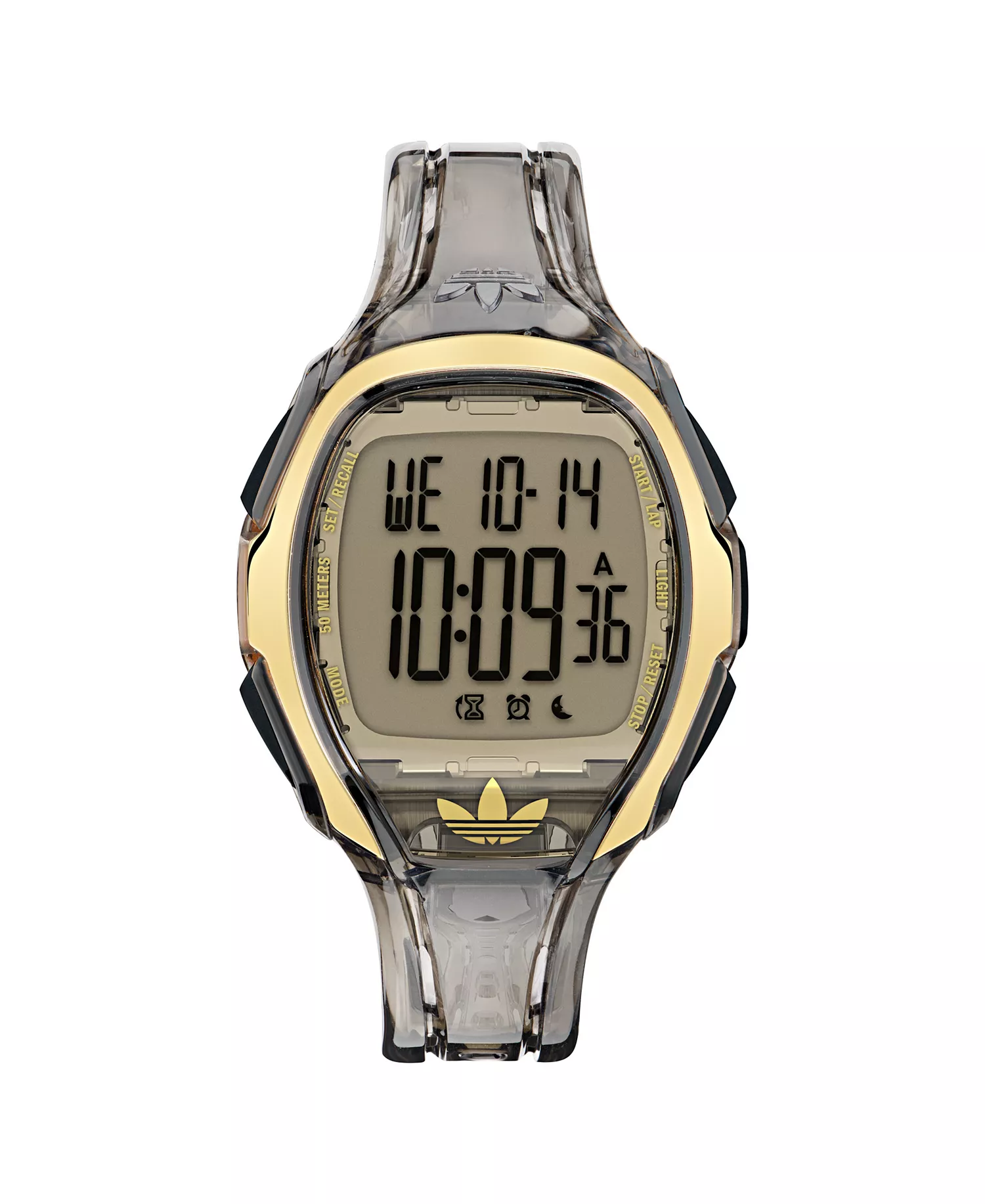 Unisex Analog Black Resin Watch, 45mm - Black - No Size