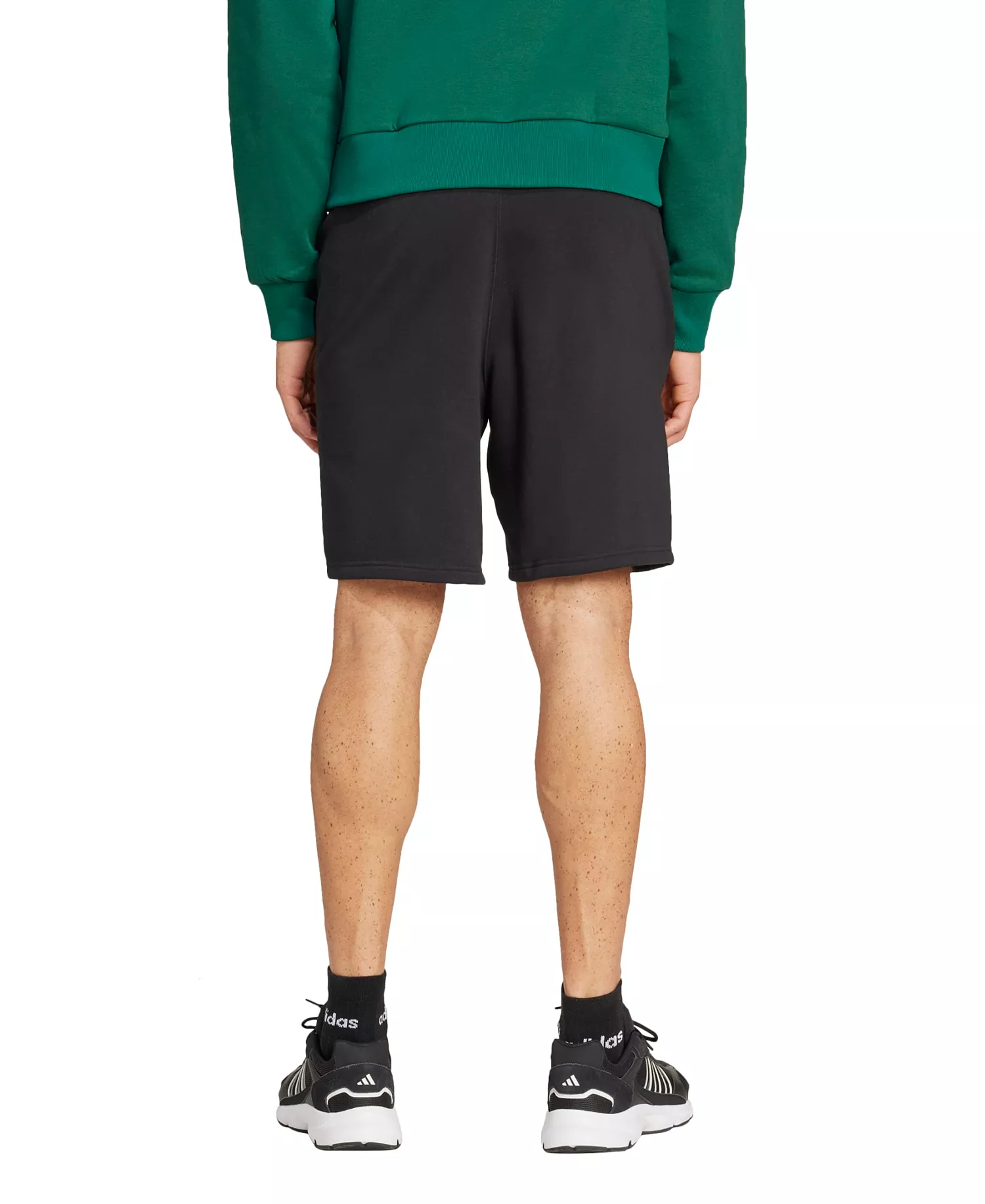 Men's Regular Fit Fleece Shorts - Black - S