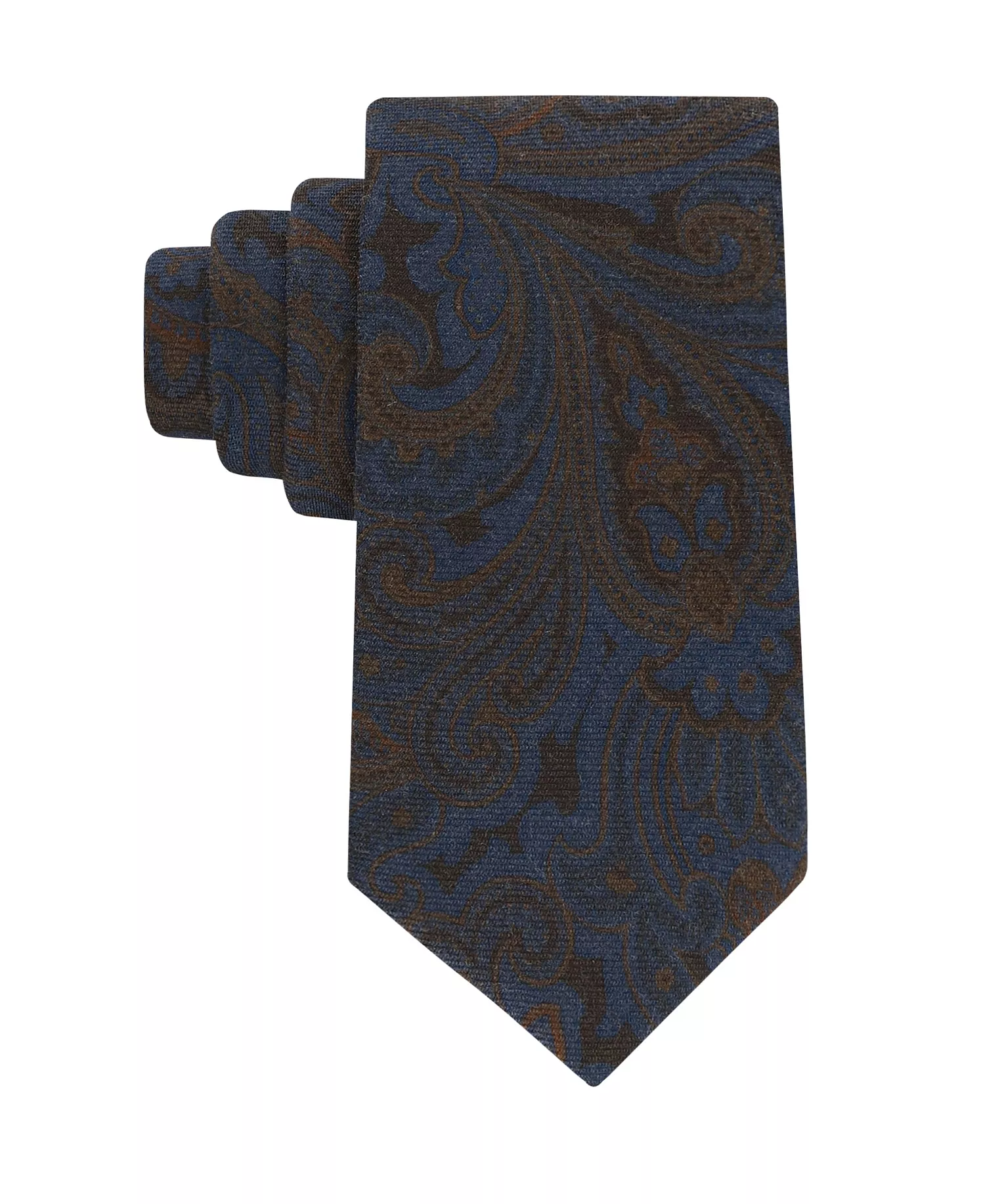 Men's Hadley Paisley Print Tie - Brown - ONE SIZE