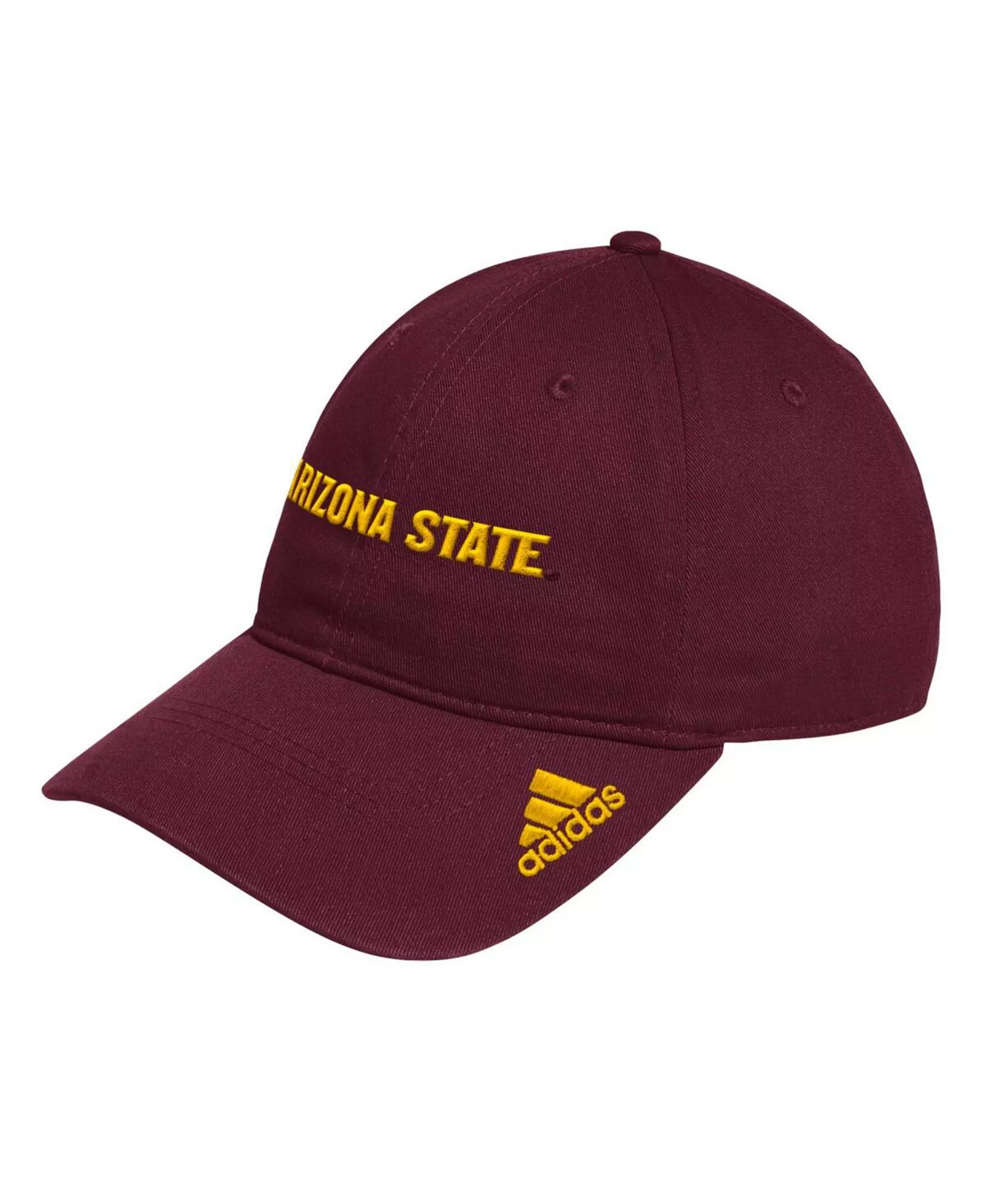 Men's Maroon Arizona State Sun Devils Locker Room Wordmark Slouch Adjustable Hat - Maroon - ONE SIZE