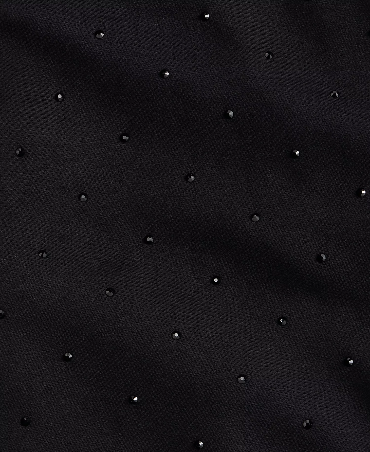 Petite Embellished High Rise Jogger Sweatpants, Macy's Exclusive - Deep Black - P/L