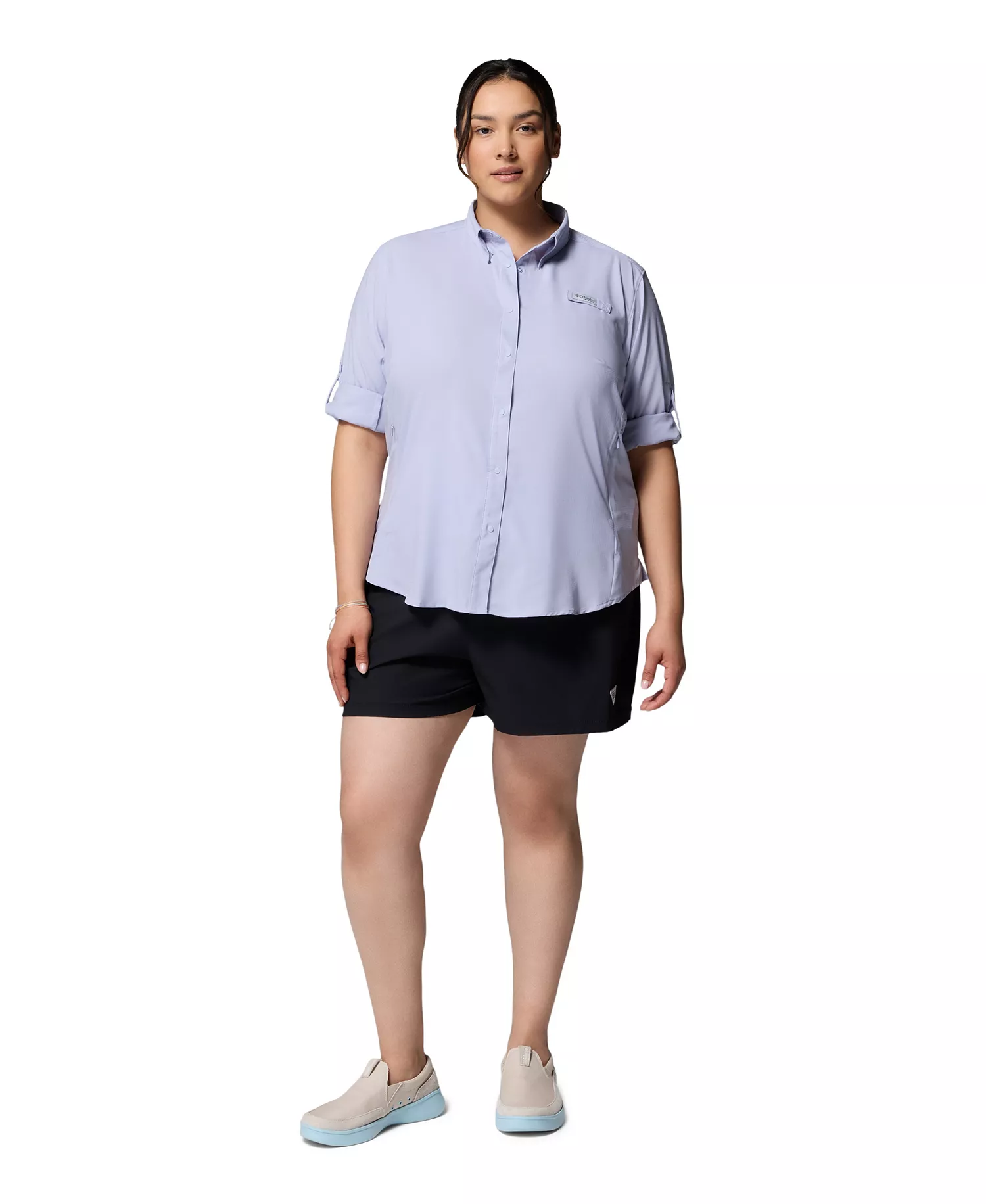 Plus Size Tamiami Long Sleeve Shirt - Twilight - 1X