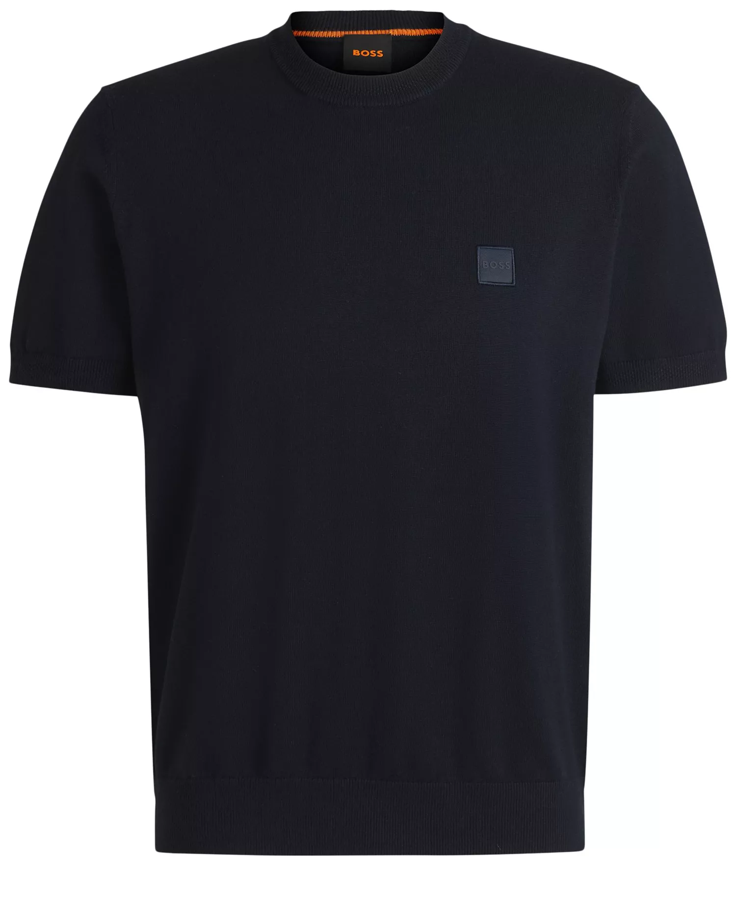 Men's Cotton Cashmere Knit Sweater - Dark Blue - XXL