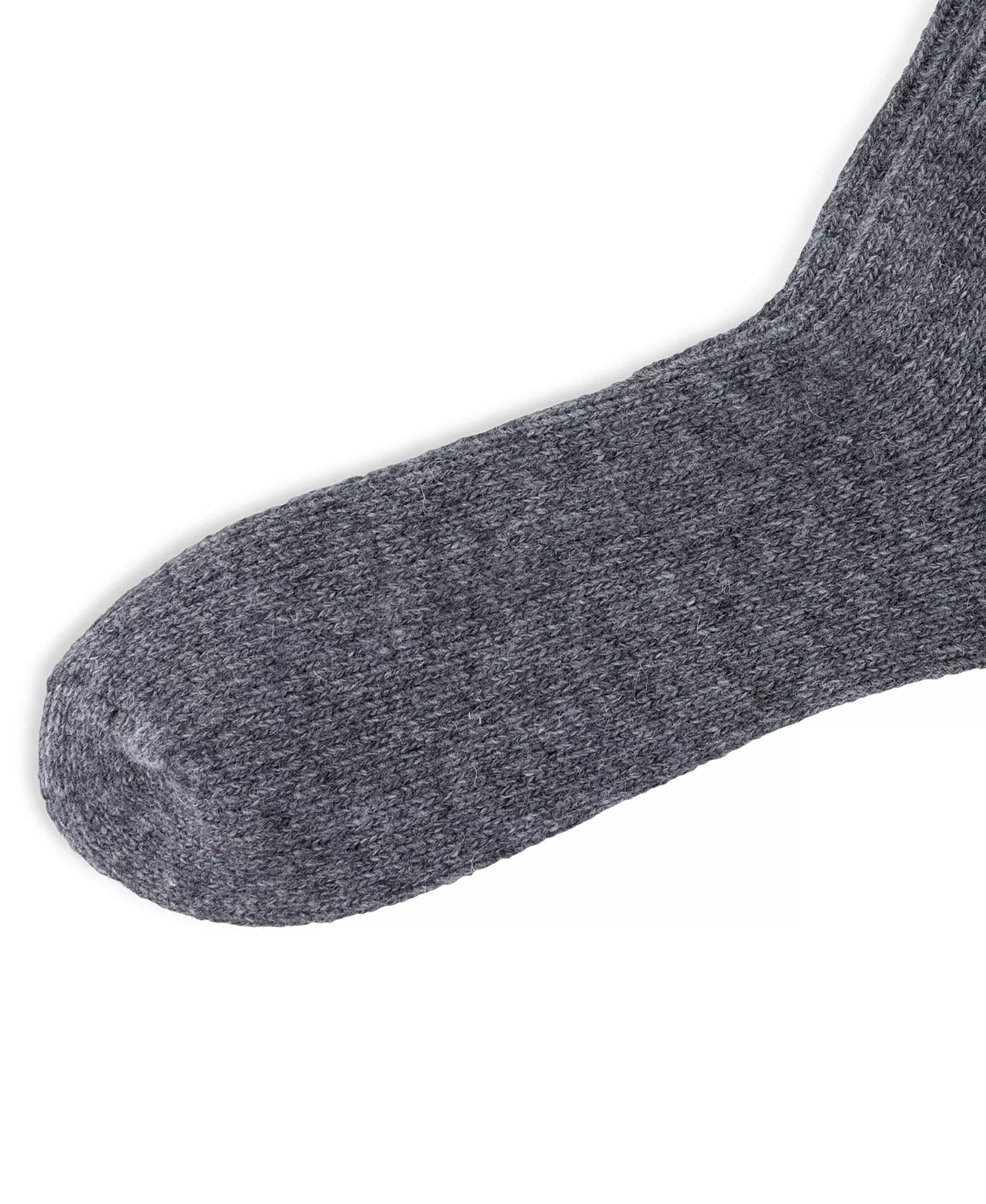 Men's Wool Rib Boot Single Socks - Gray - 7-12