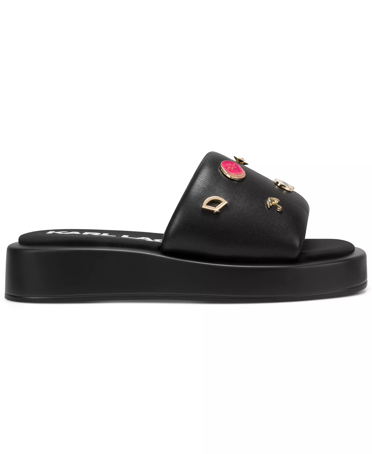 Women's Opal Macaron Platform Sandals - Black - 10M