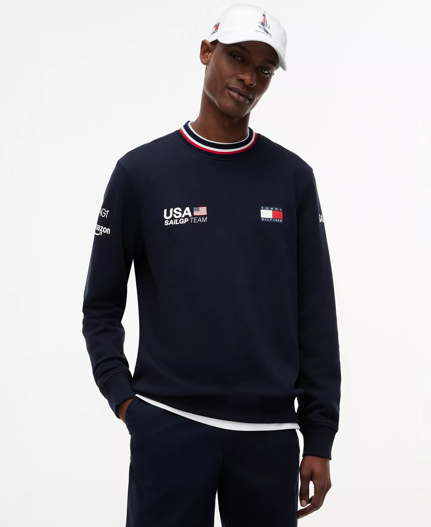 x U.S. SailGP Men's Replica Crewneck - Desert Sky - L