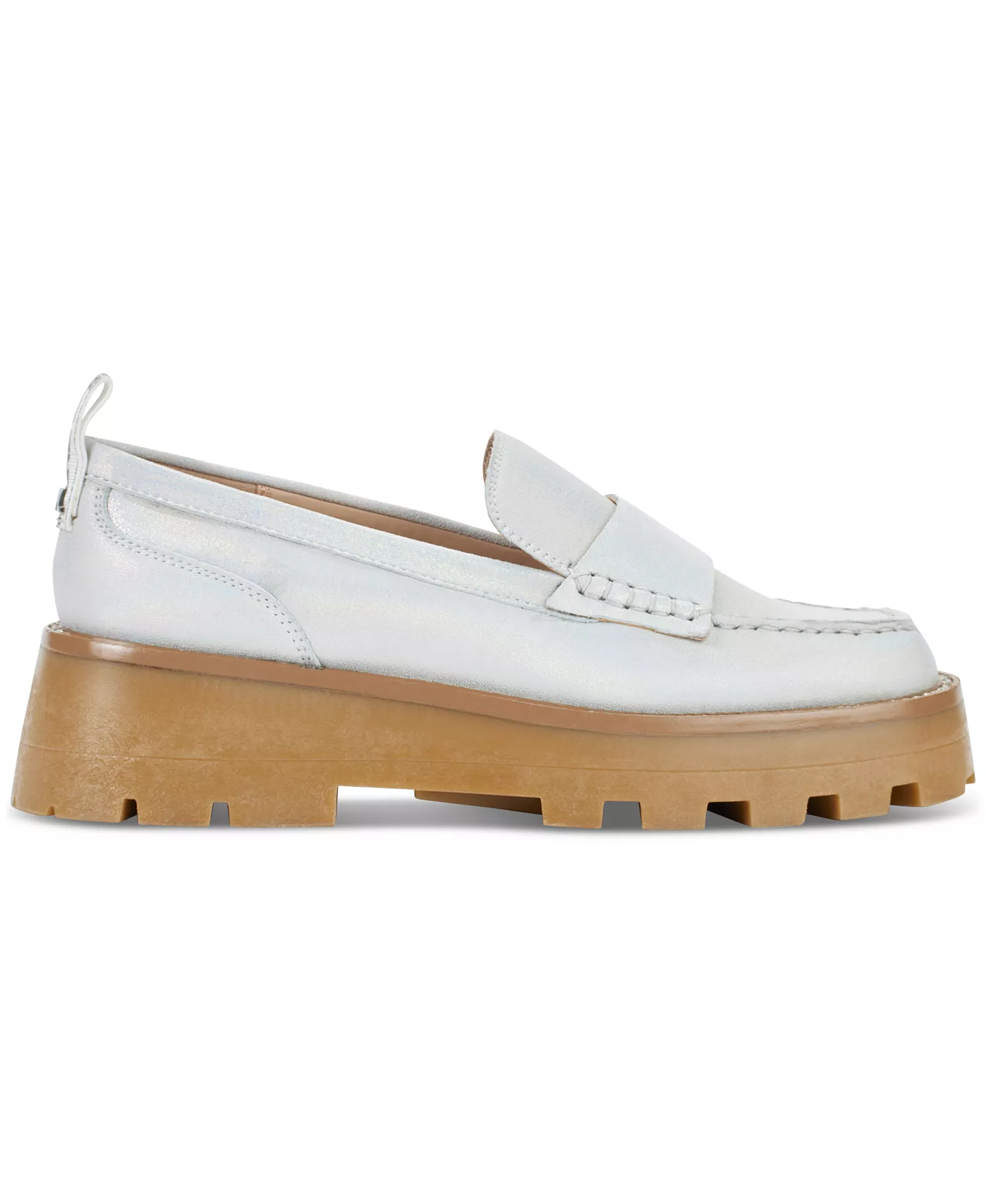 Women's Maysun Slip-On Platform Lug Sole Loafer - Silver - 11M