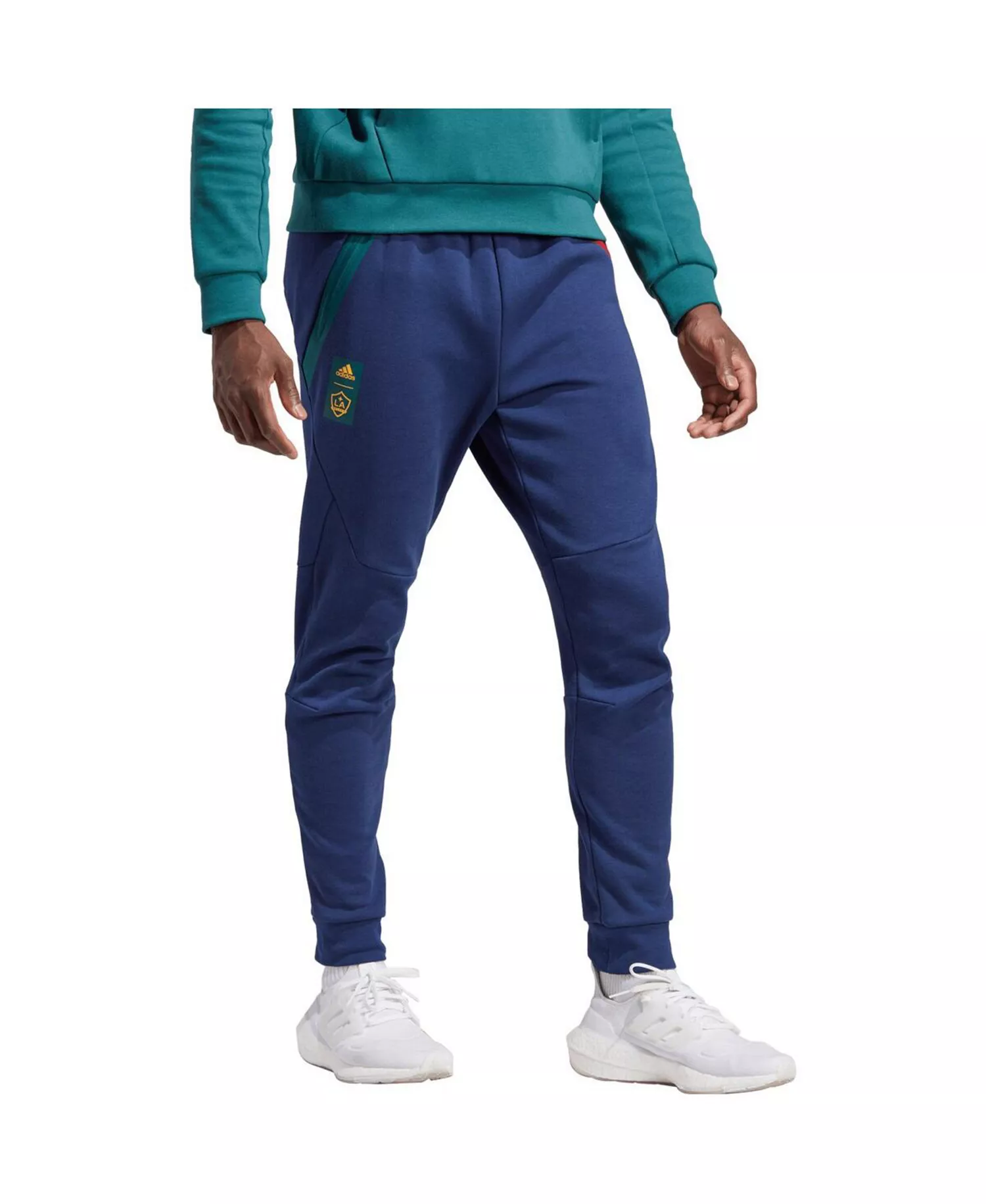 Men's 2023 Player Navy LA Galaxy Club Travel Pants - Navy - 2XL