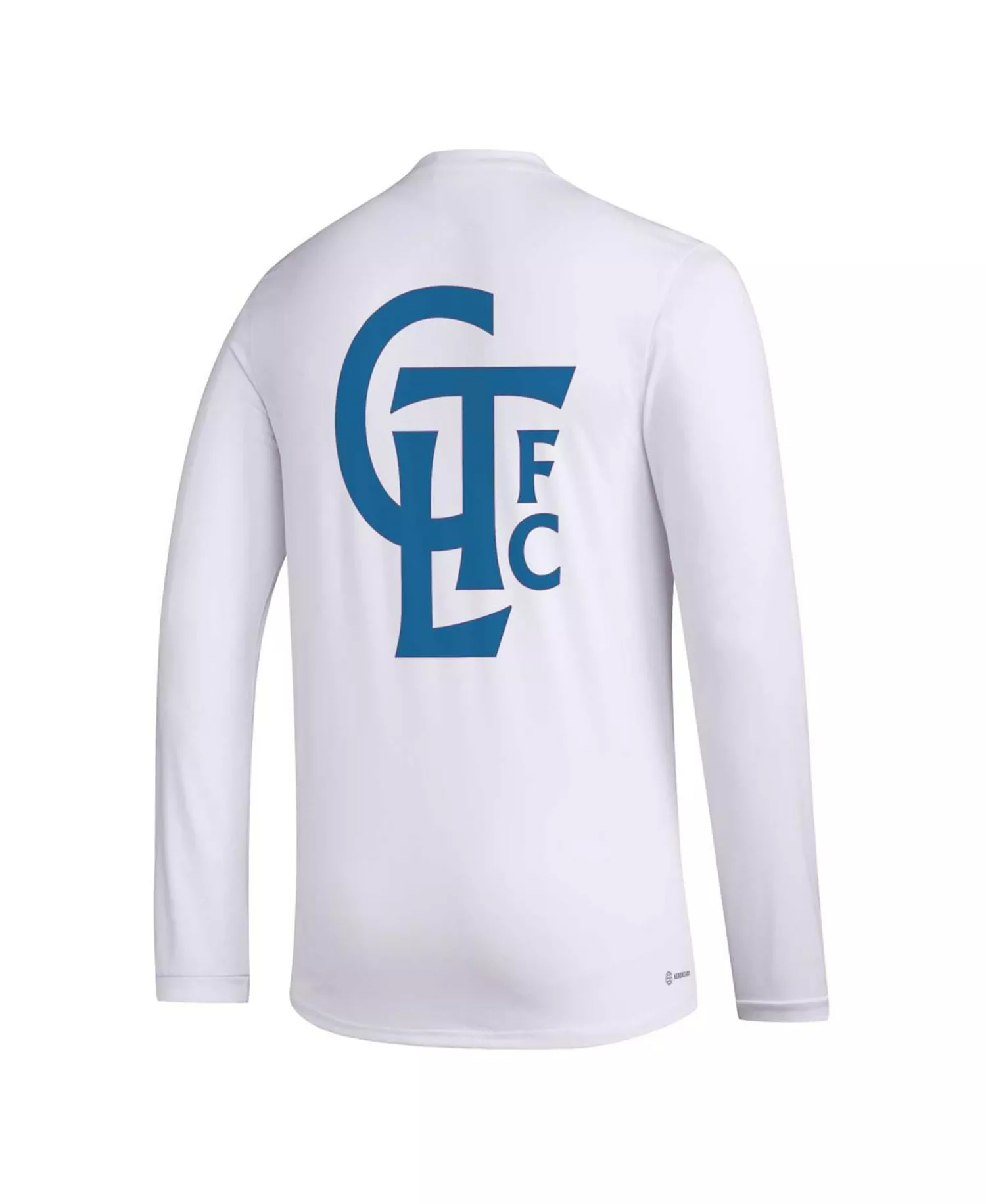 Men's White Charlotte FC Jersey Hook AEROREADY Long Sleeve T-shirt - White - 2XL