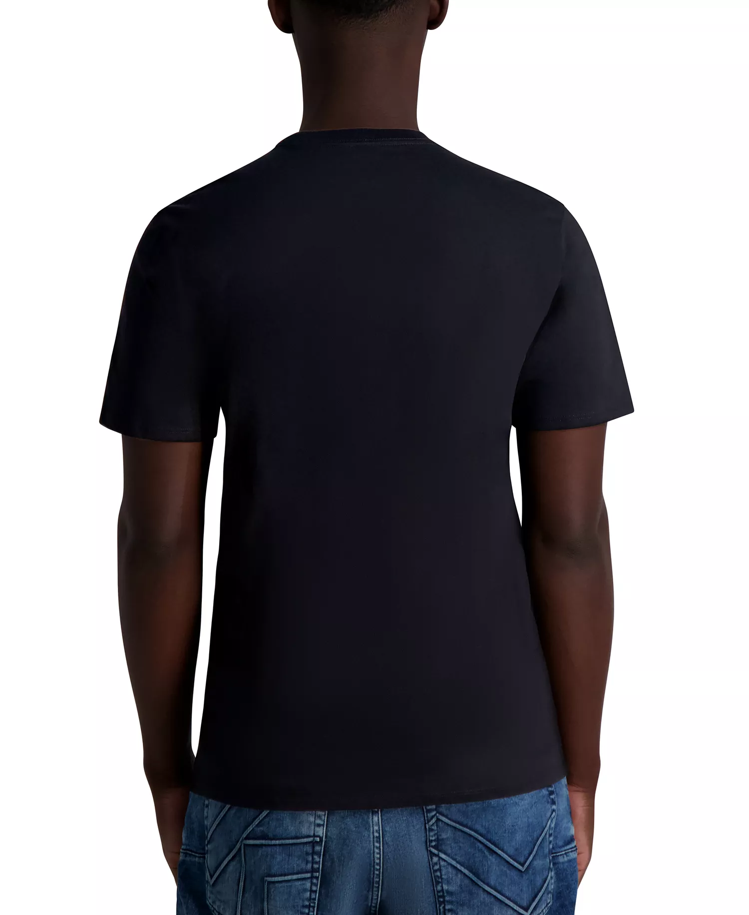 Men's Outline Character Logo Graphic T-Shirt - Black - S