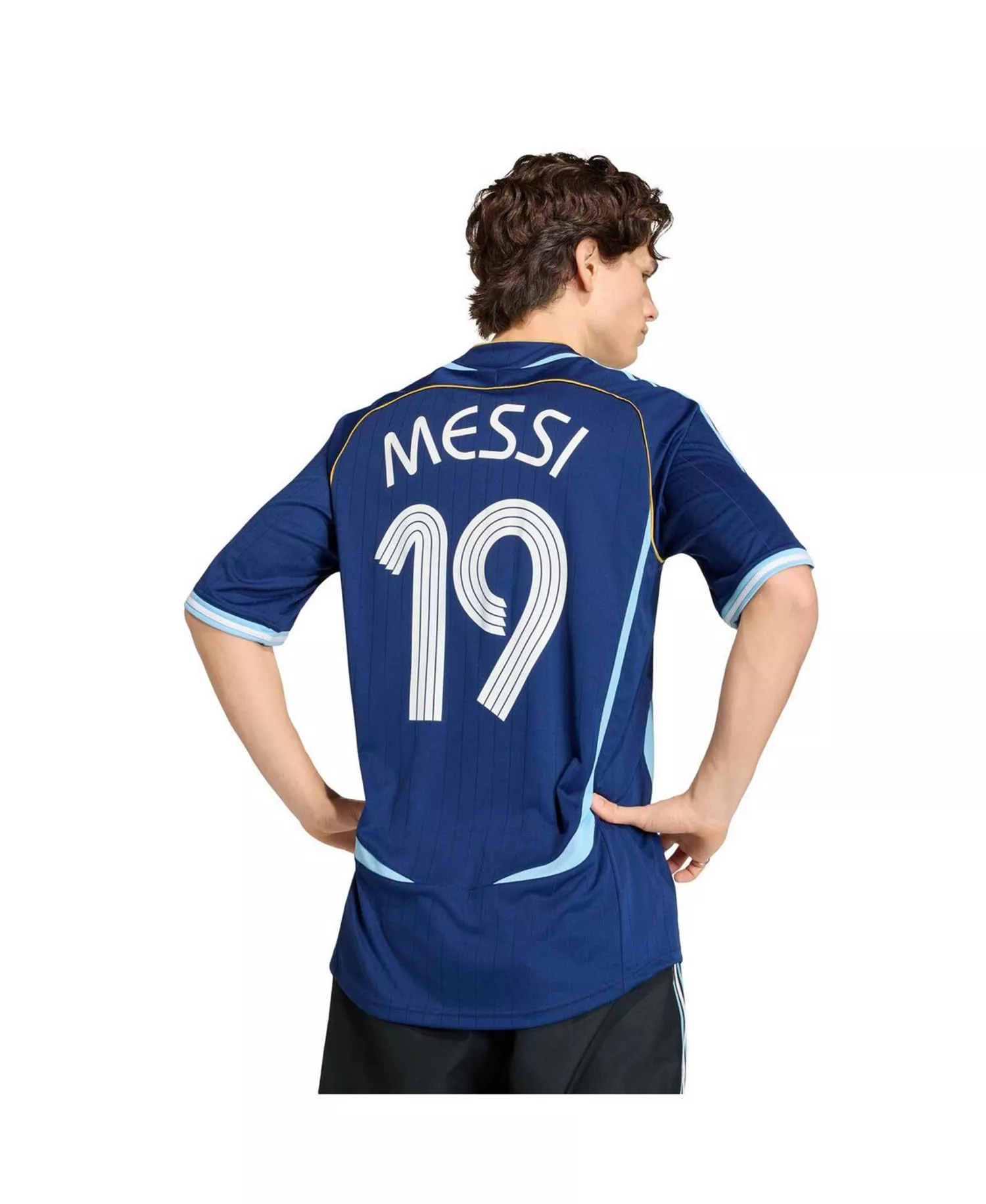 Men's Lionel Messi Navy Argentina National Team 2006 Bringback Away Jersey - Navy - 2XL