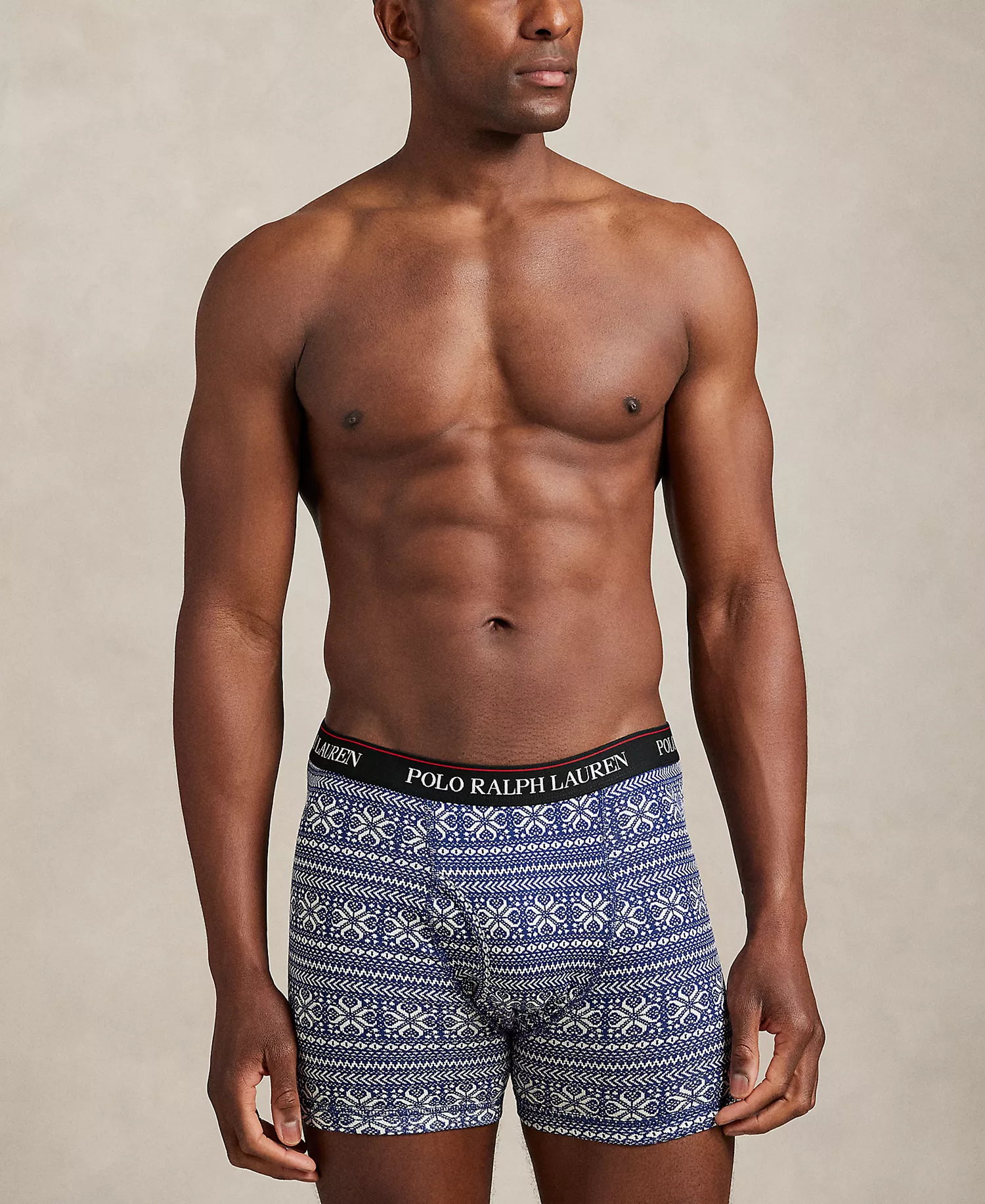 Men's 5-Pack Classic Boxer Brief Set - Andover Heather/Polo Black/Snoflake Fairisle/Red/Heritage Royal - L